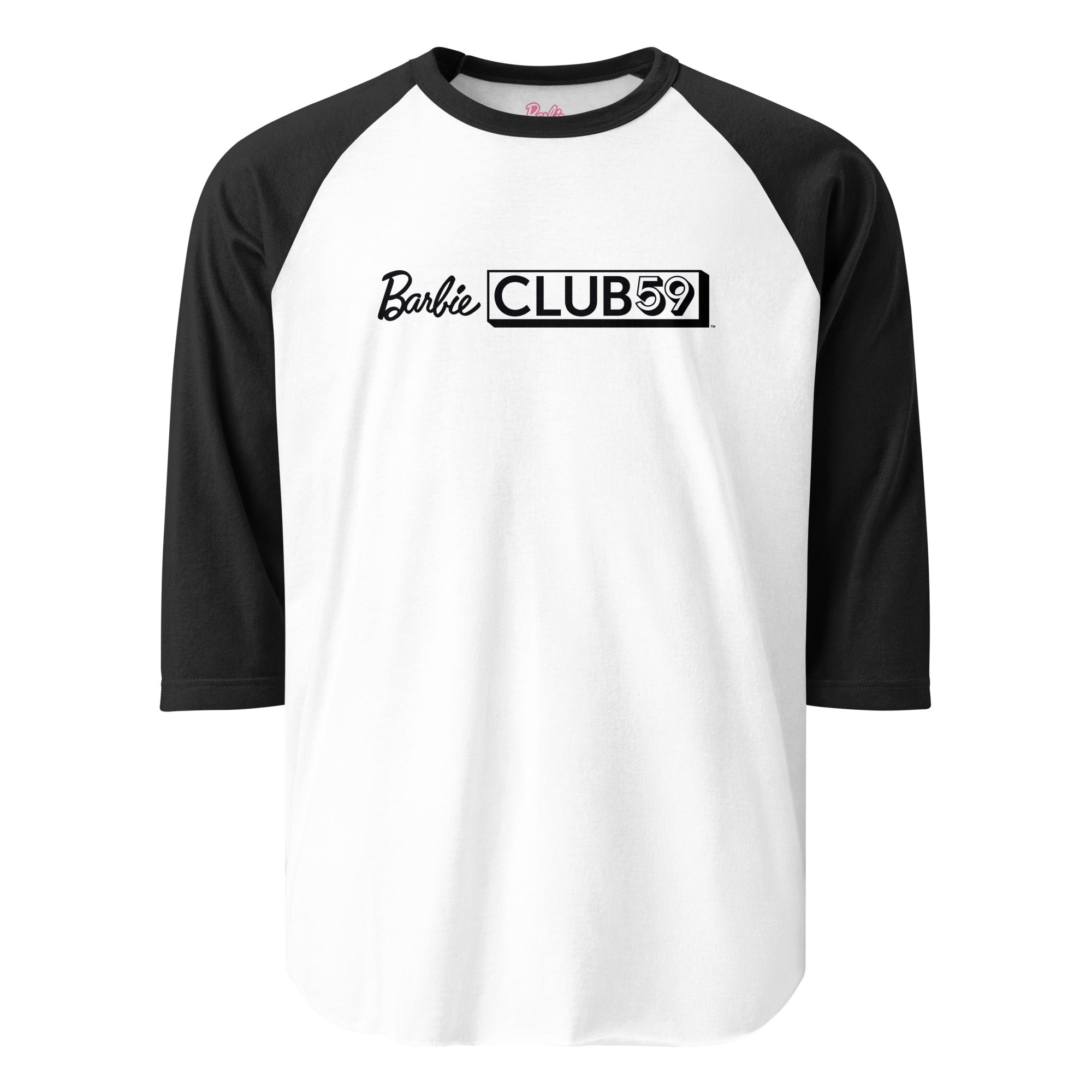 Barbie 2025 Club 59 White Raglan Tee - Image 2