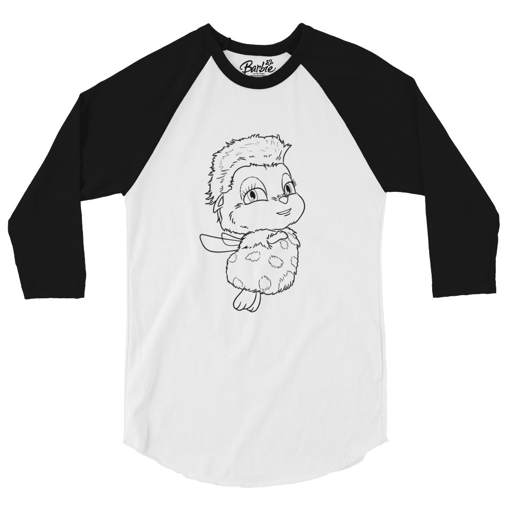 Barbie Bibble Fairytopia Sketch White Ringer T-shirt - Image 2
