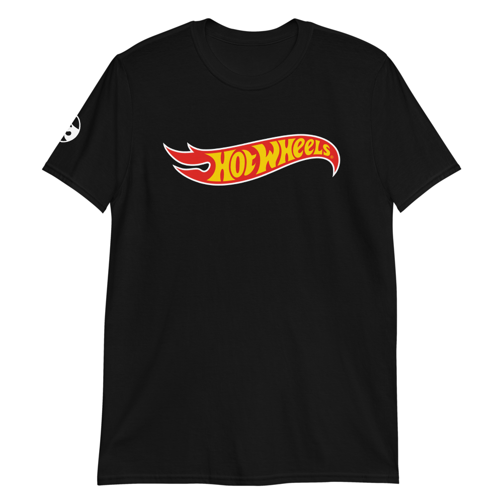 Hot Wheels Core Logo Short-Sleeve Black Unisex T-Shirt - Image 6