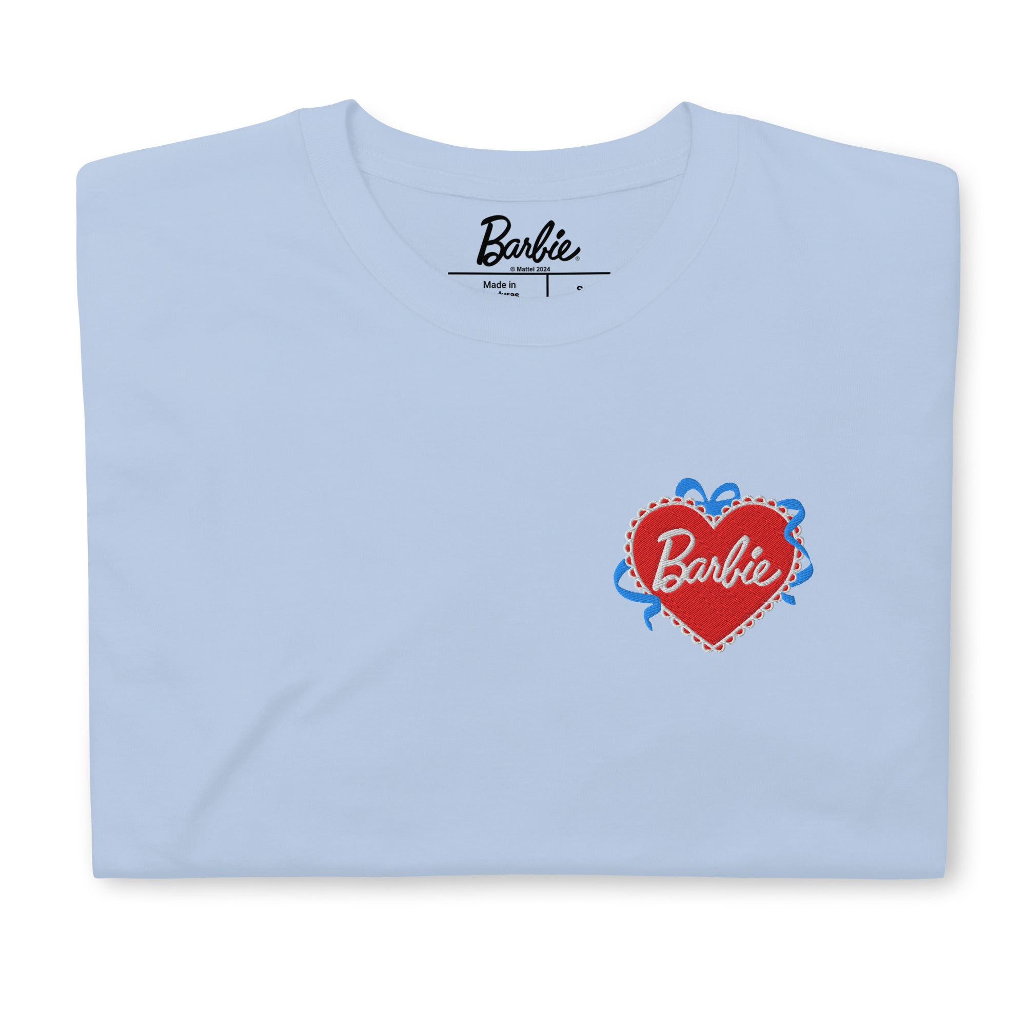 Barbie Embroidered Heart T-Shirt - Image 4