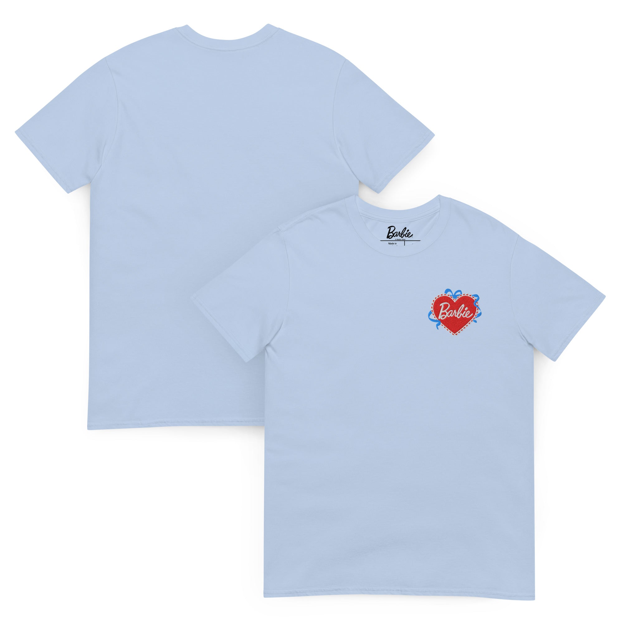 Barbie Embroidered Heart T-Shirt - Image 3