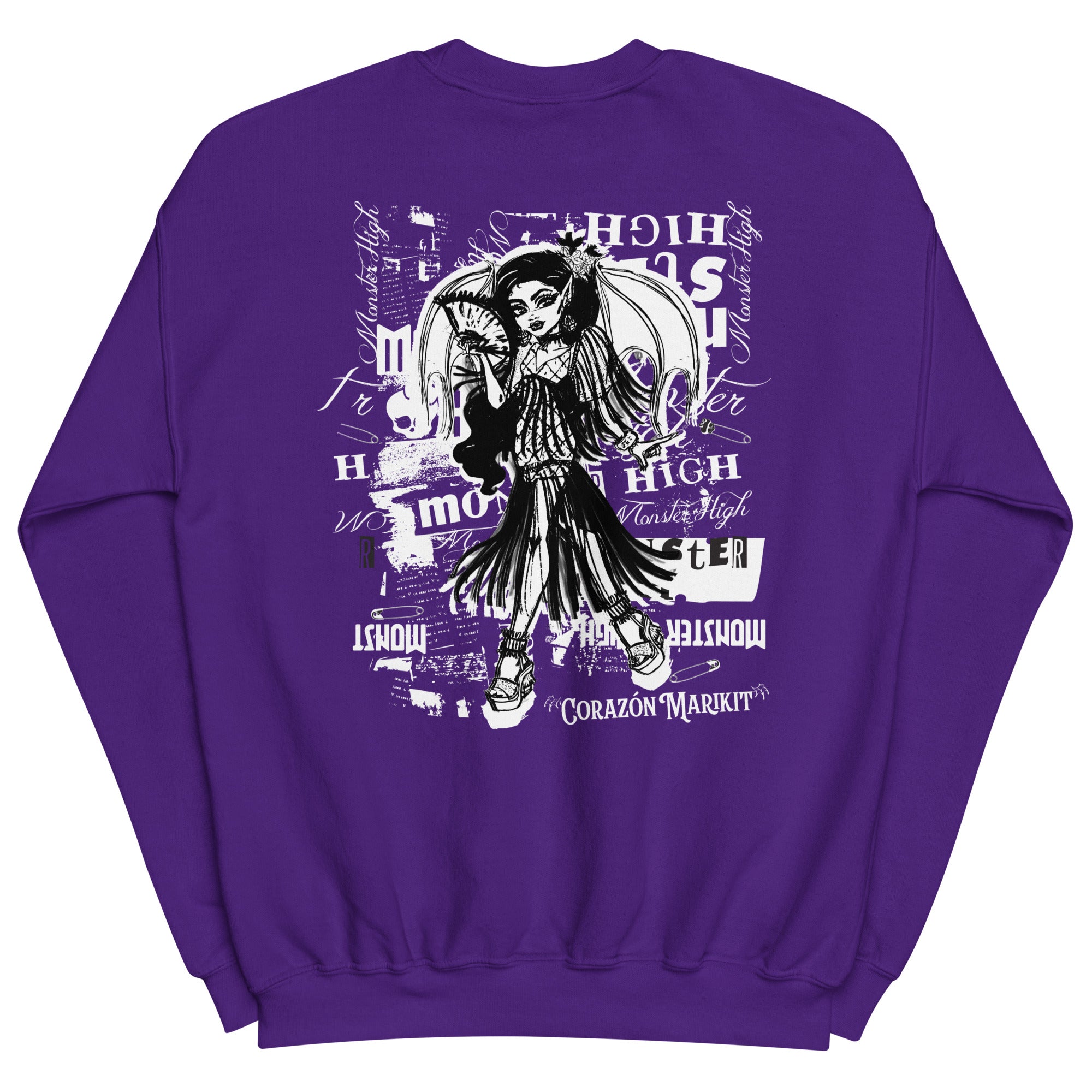 Monster High Corazon Marikit Purple Sweatshirt - Image 8
