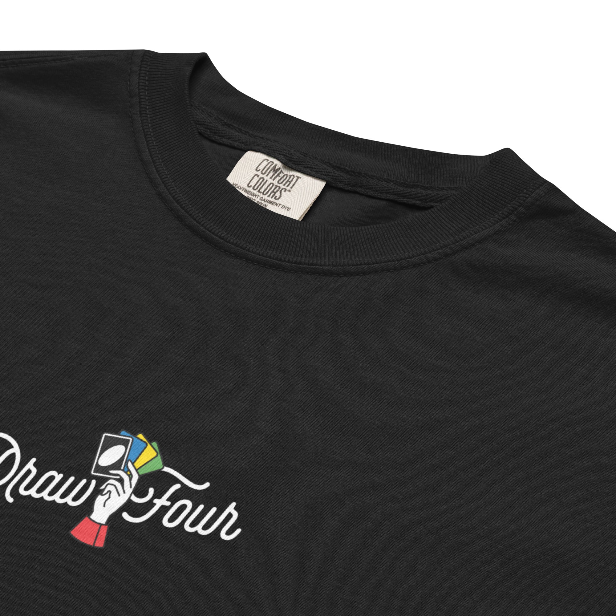UNO Social Club Draw Four Black T-shirt - Image 3
