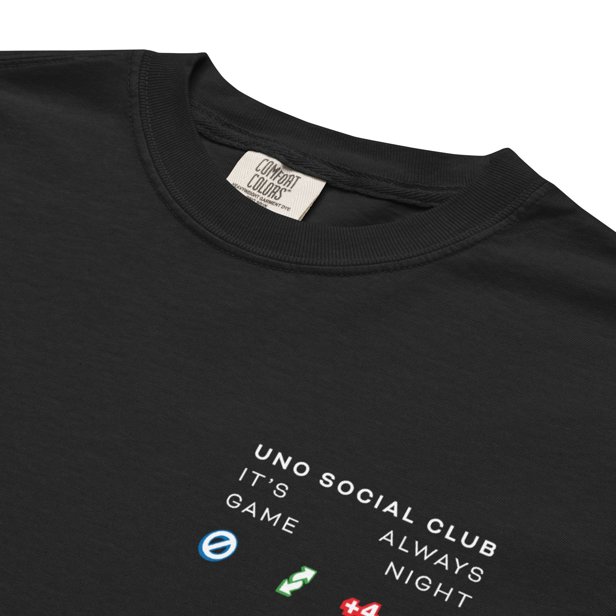UNO Social Club Rules Black T-shirt - Image 10