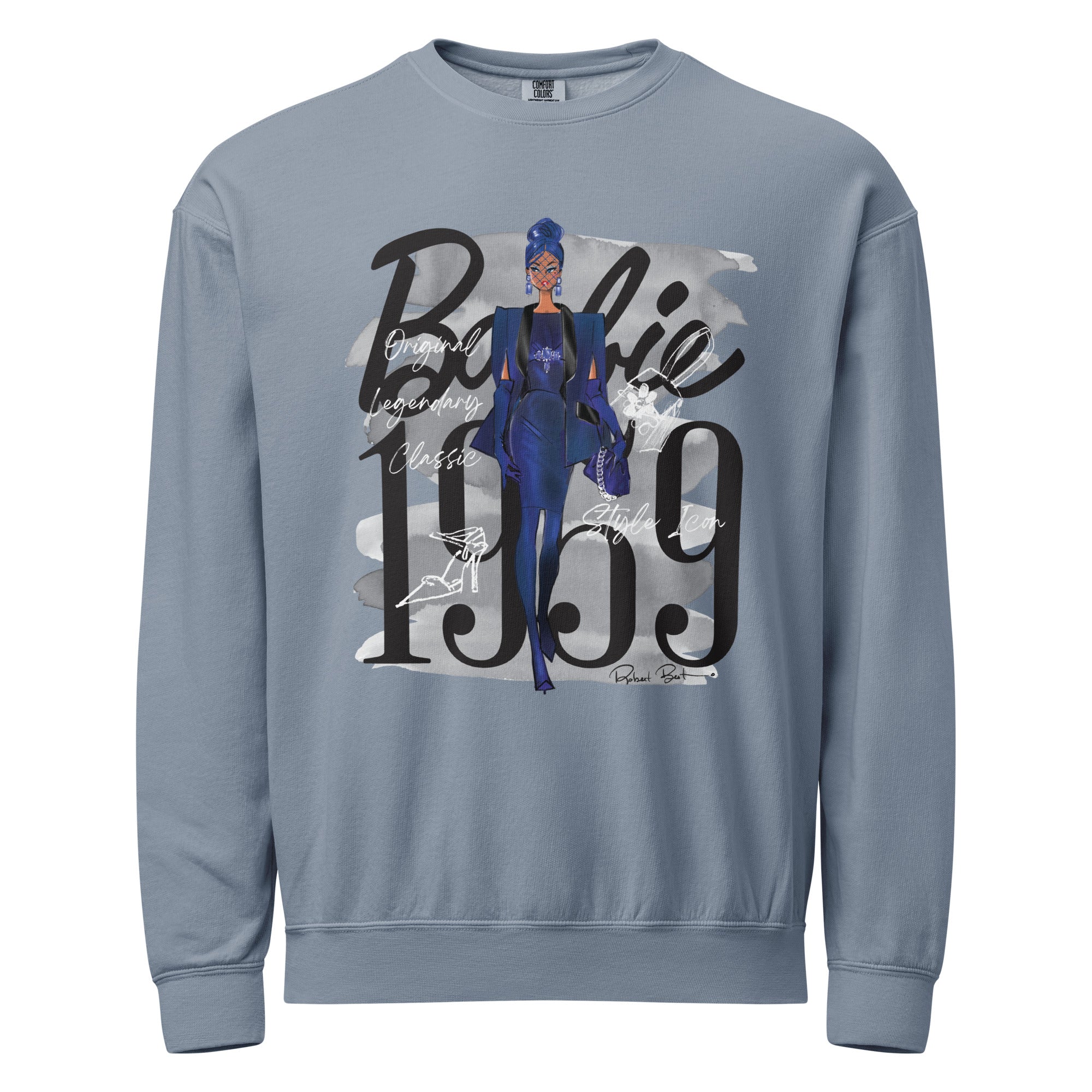 Barbie Artist Series Robert Best Blue Sweatshirt - Image 3