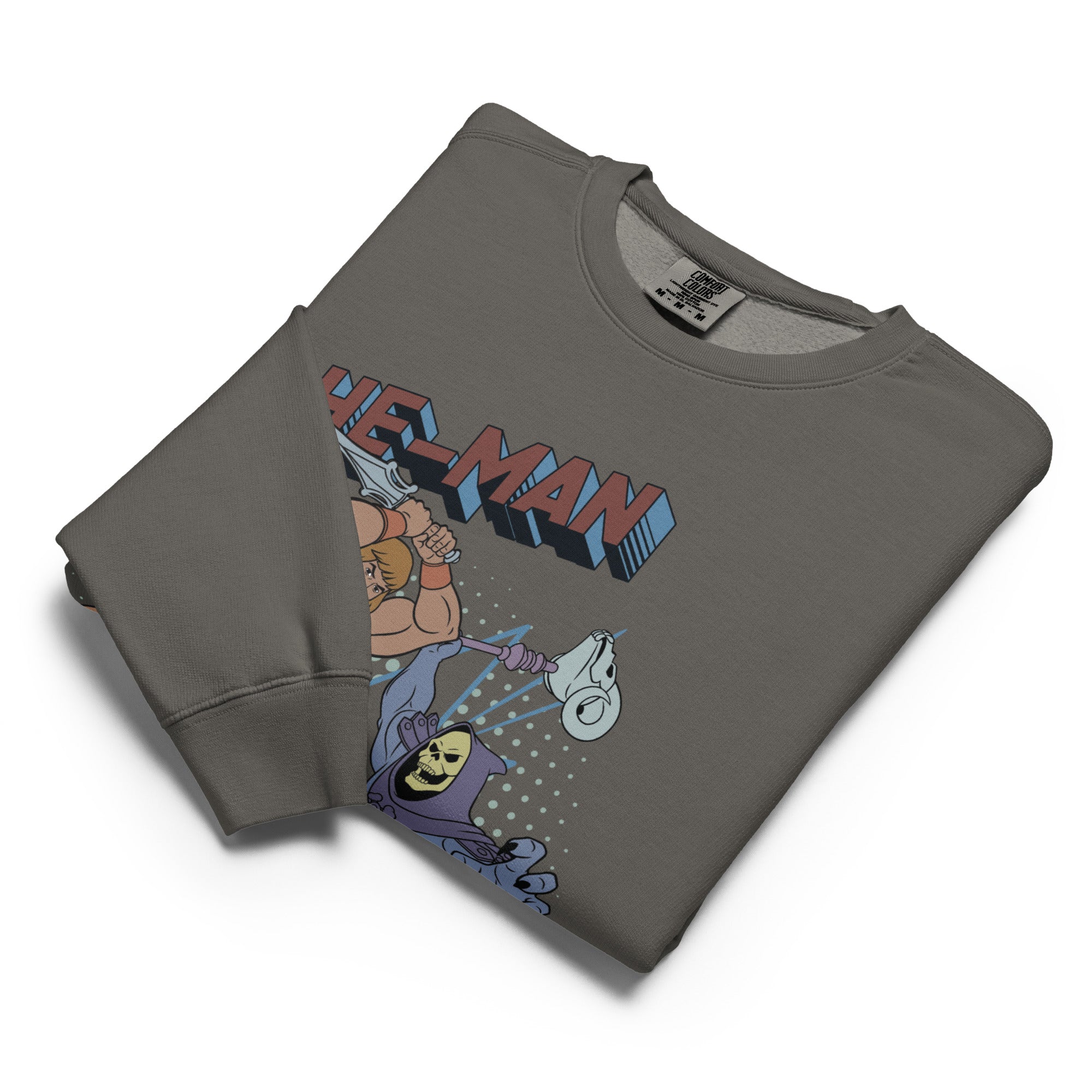 Masters of the Universe He-Man vs. Skeletor Grey Sweatshirt - Image 2