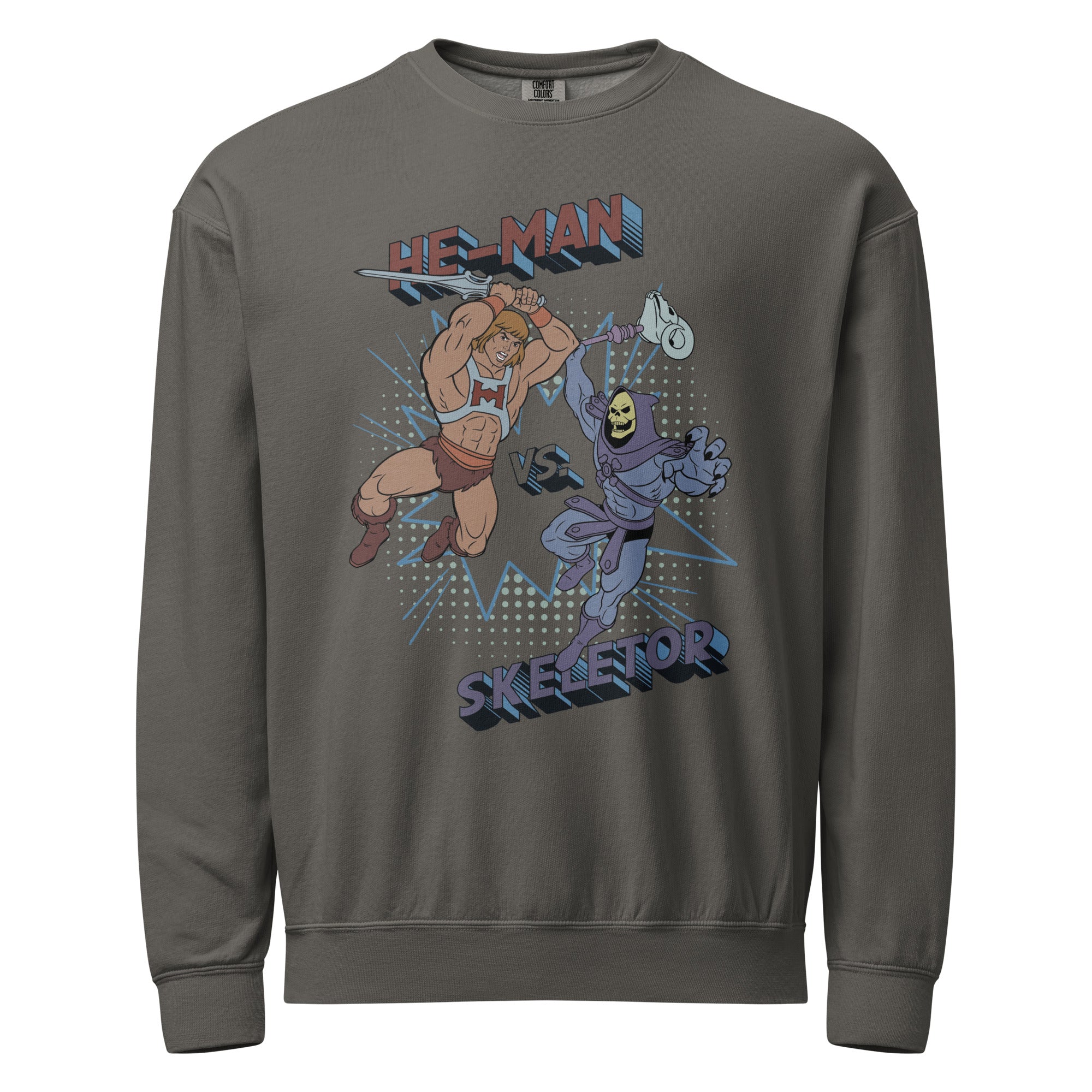 Masters of the Universe He-Man vs. Skeletor Grey Sweatshirt - Image 4
