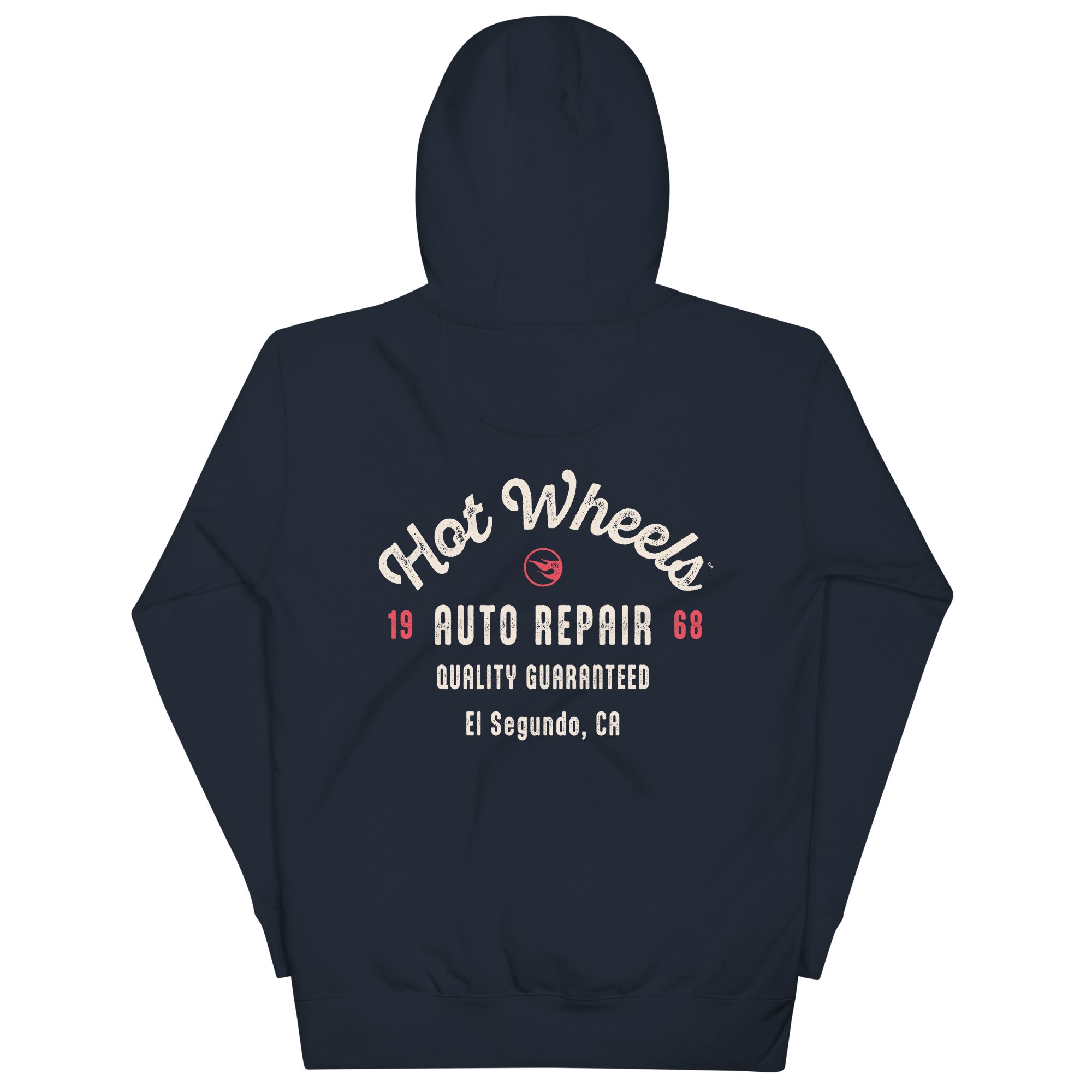 Hot Wheels Customizable Auto Repair Mechanic Navy Hoodie - Image 3