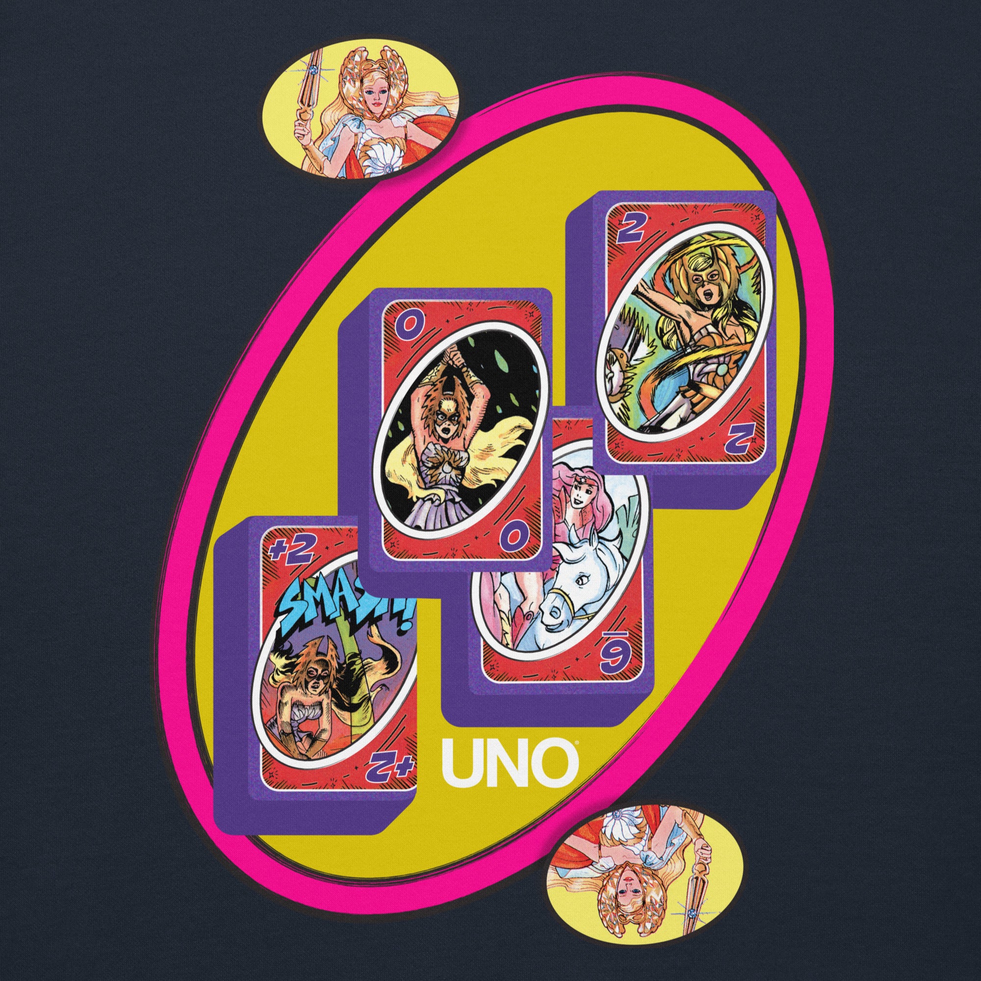 UNO Masters of the Universe She-Ra Princess Power Black Hoodie - Image 8