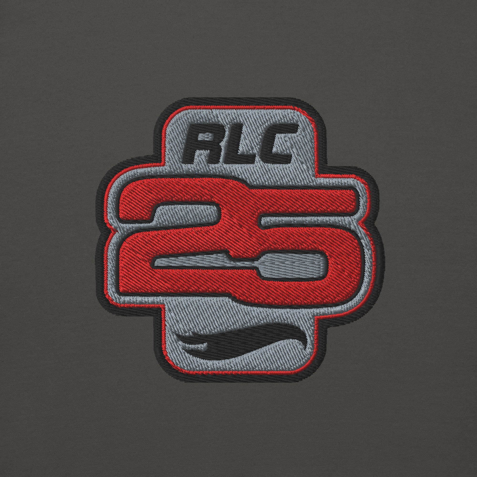 Hot Wheels 2025 RLC Membership Embroidered Grey Hoodie - Image 3