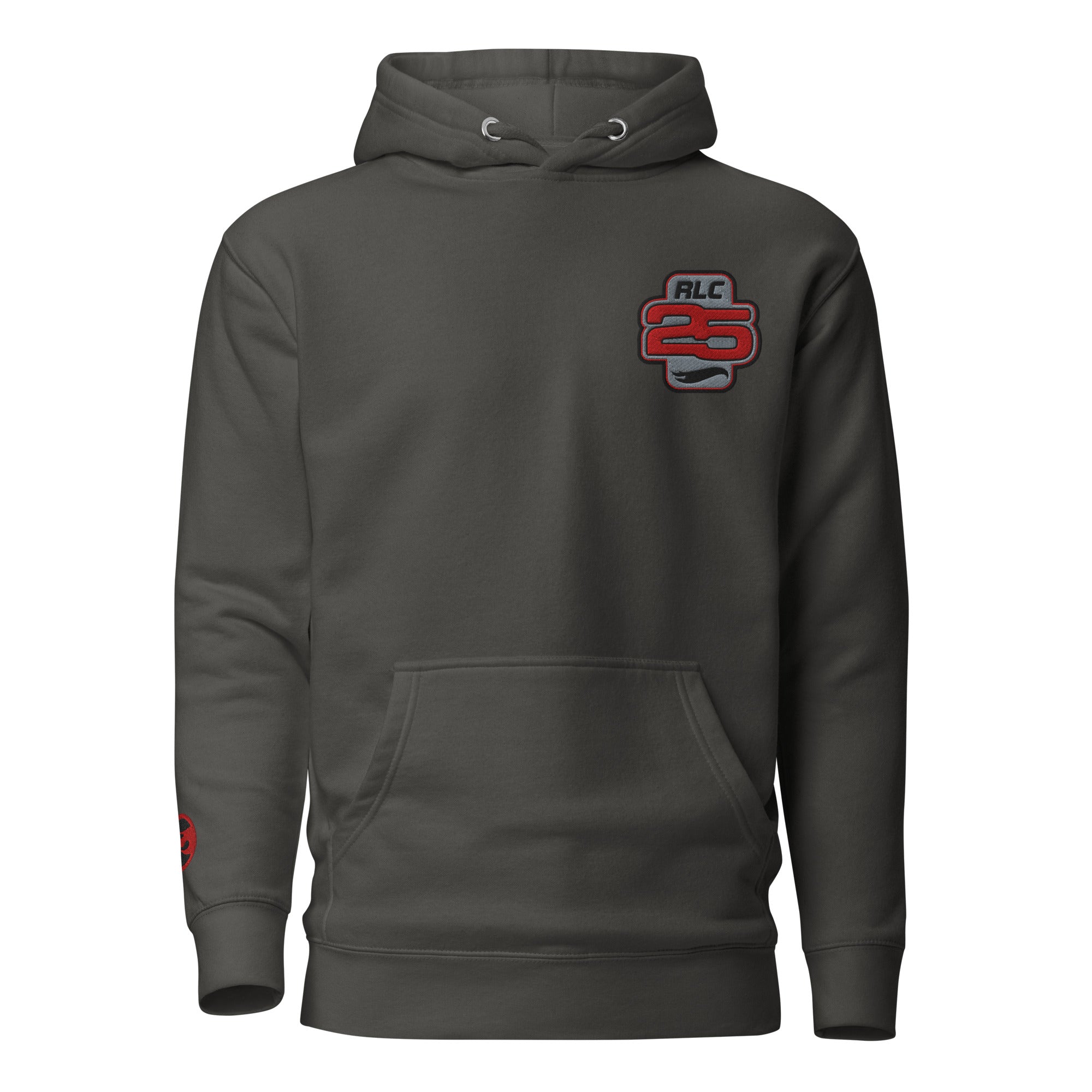 Hot Wheels 2025 RLC Membership Embroidered Grey Hoodie - Image 4