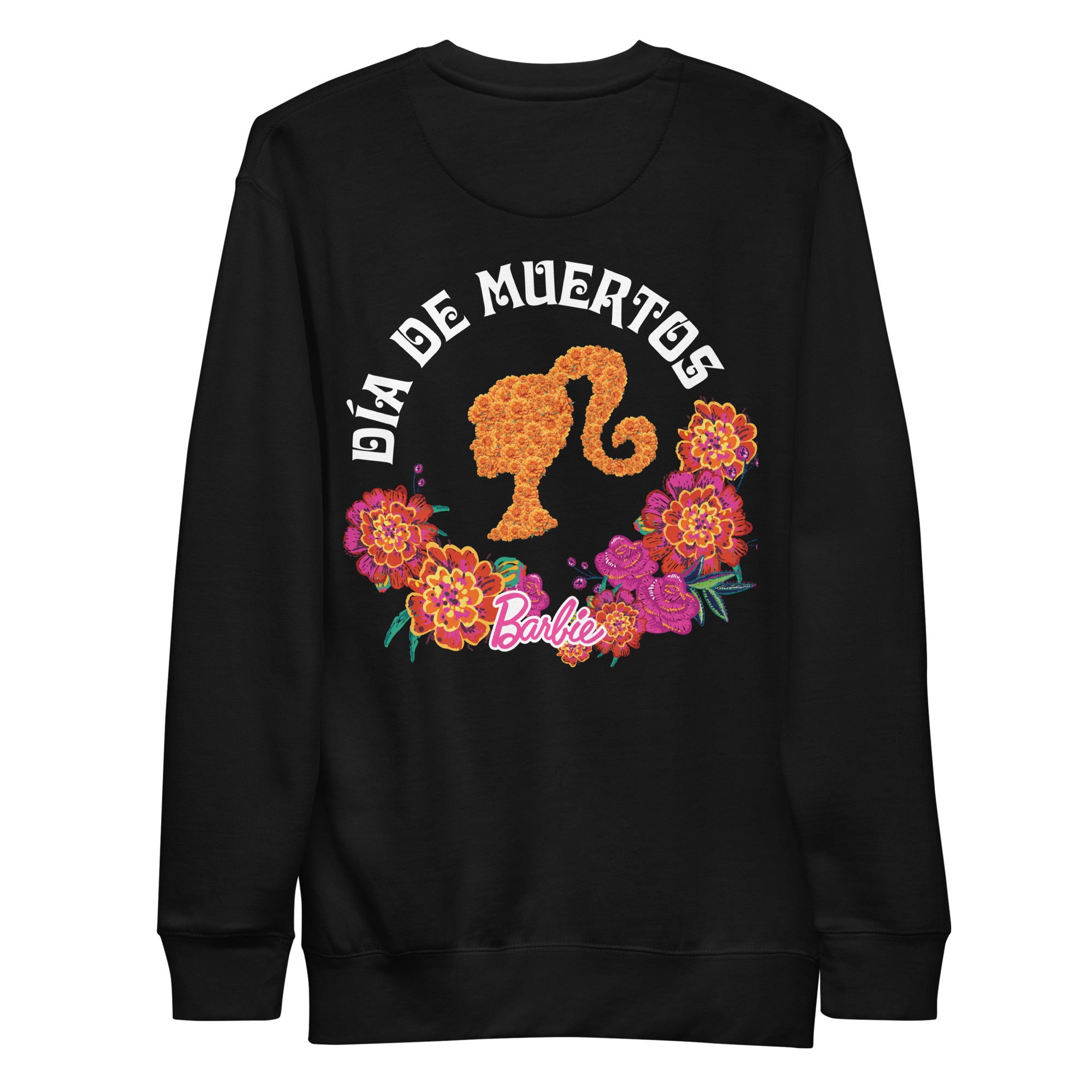 Barbie Día de Muertos Floral Black Sweatshirt - Image 8