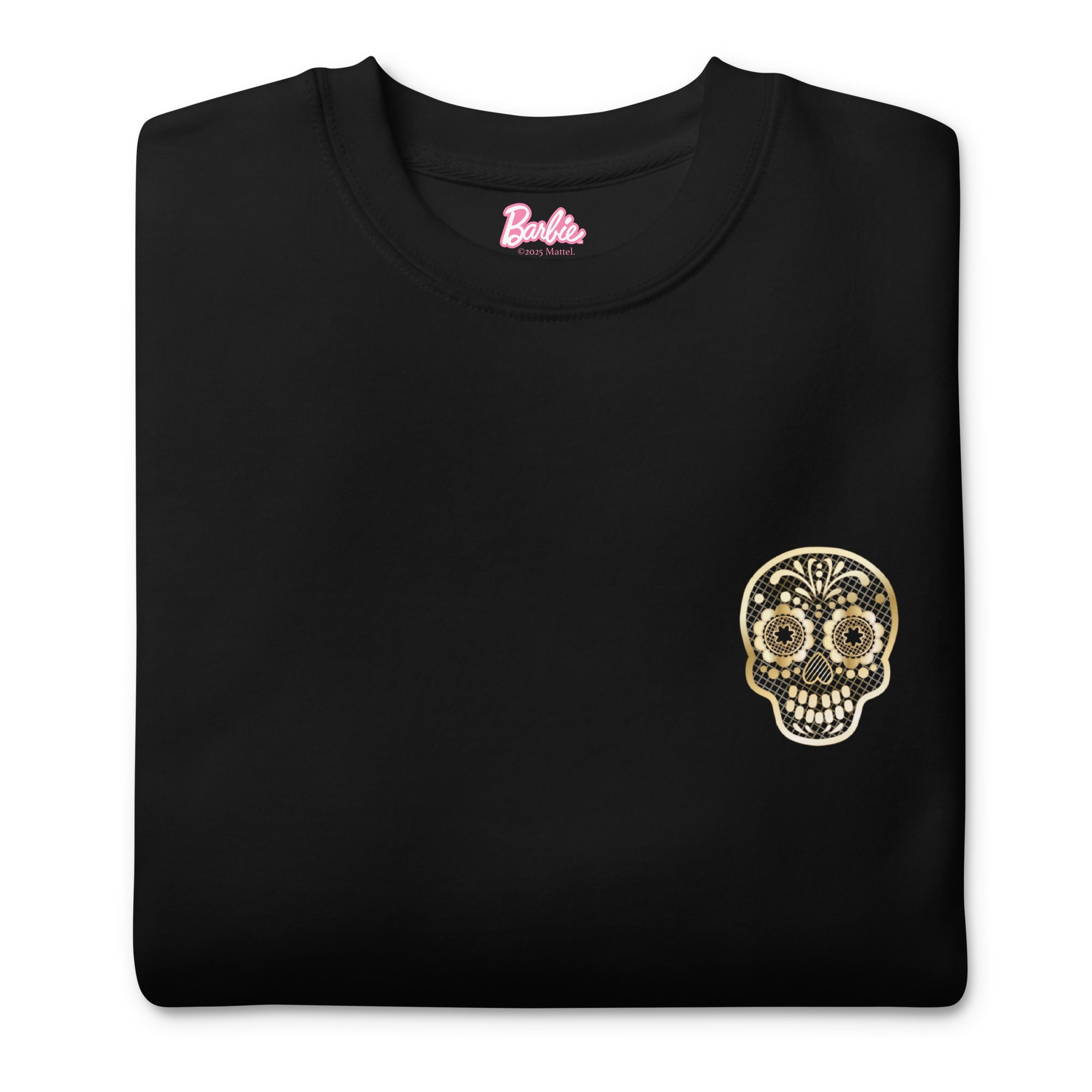 Barbie Día de Muertos Floral Black Sweatshirt - Image 3