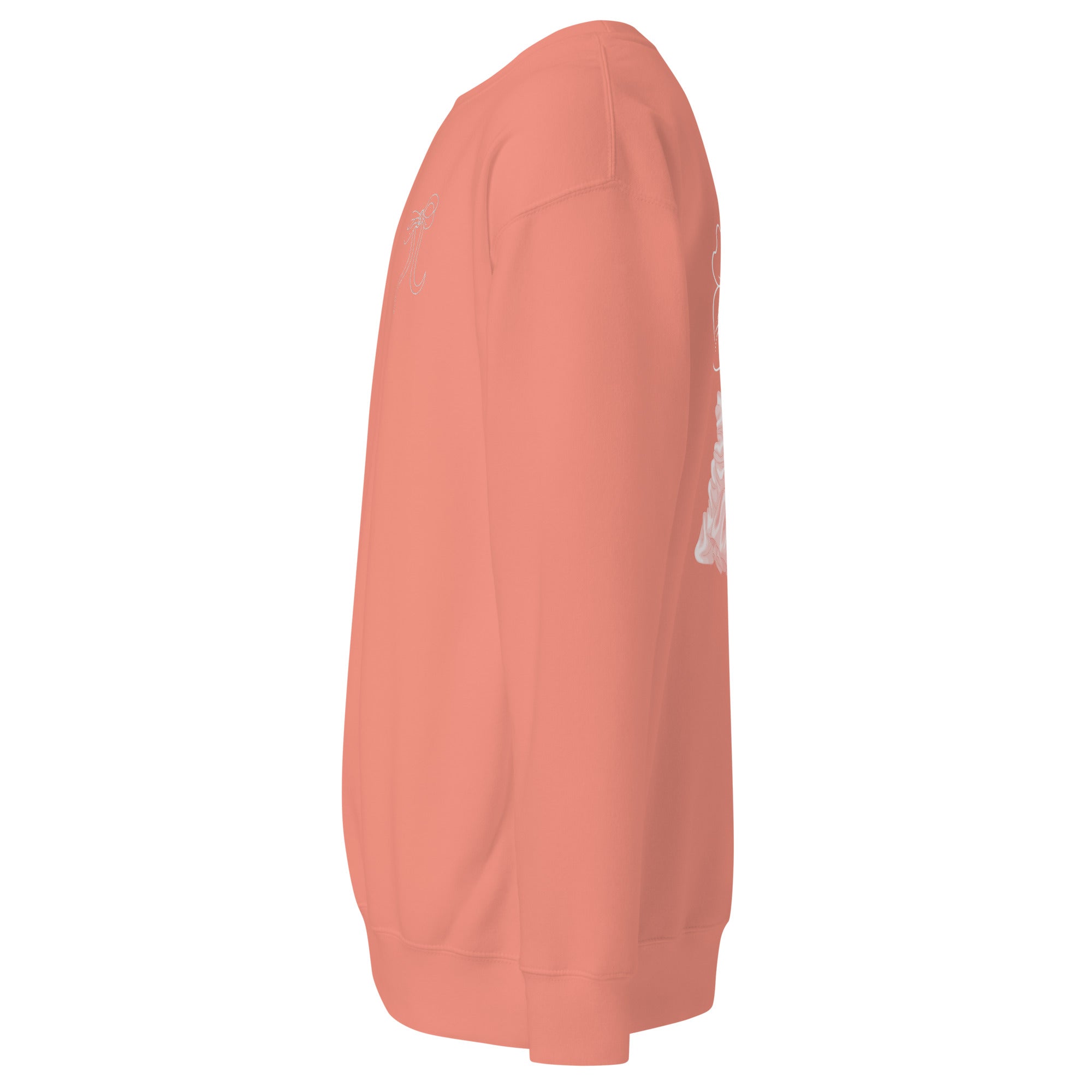 Barbie Peaches 'n Cream Embroidered Peach Sweatshirt - Image 4