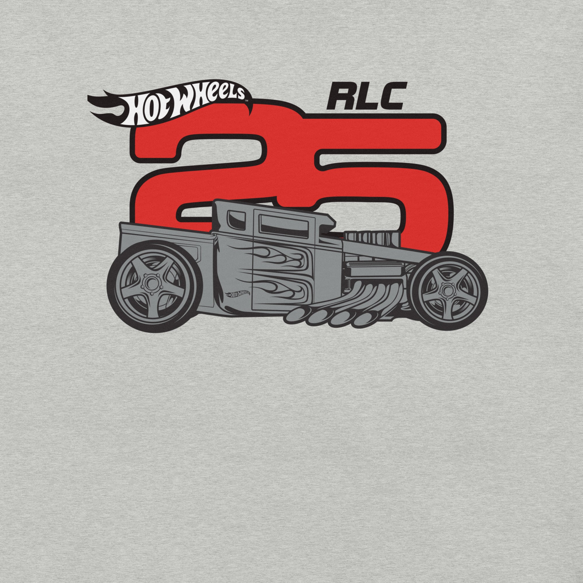Hot Wheels 2025 RLC Membership Grey T-Shirt - Image 4