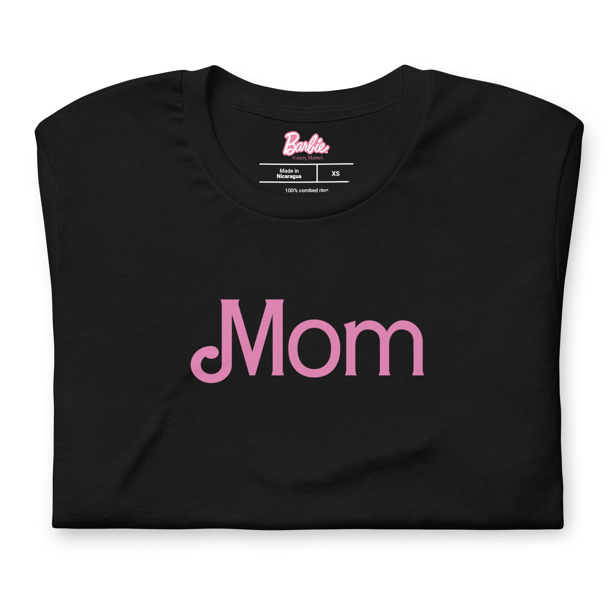 Barbie Mom Black T-Shirt - Image 5