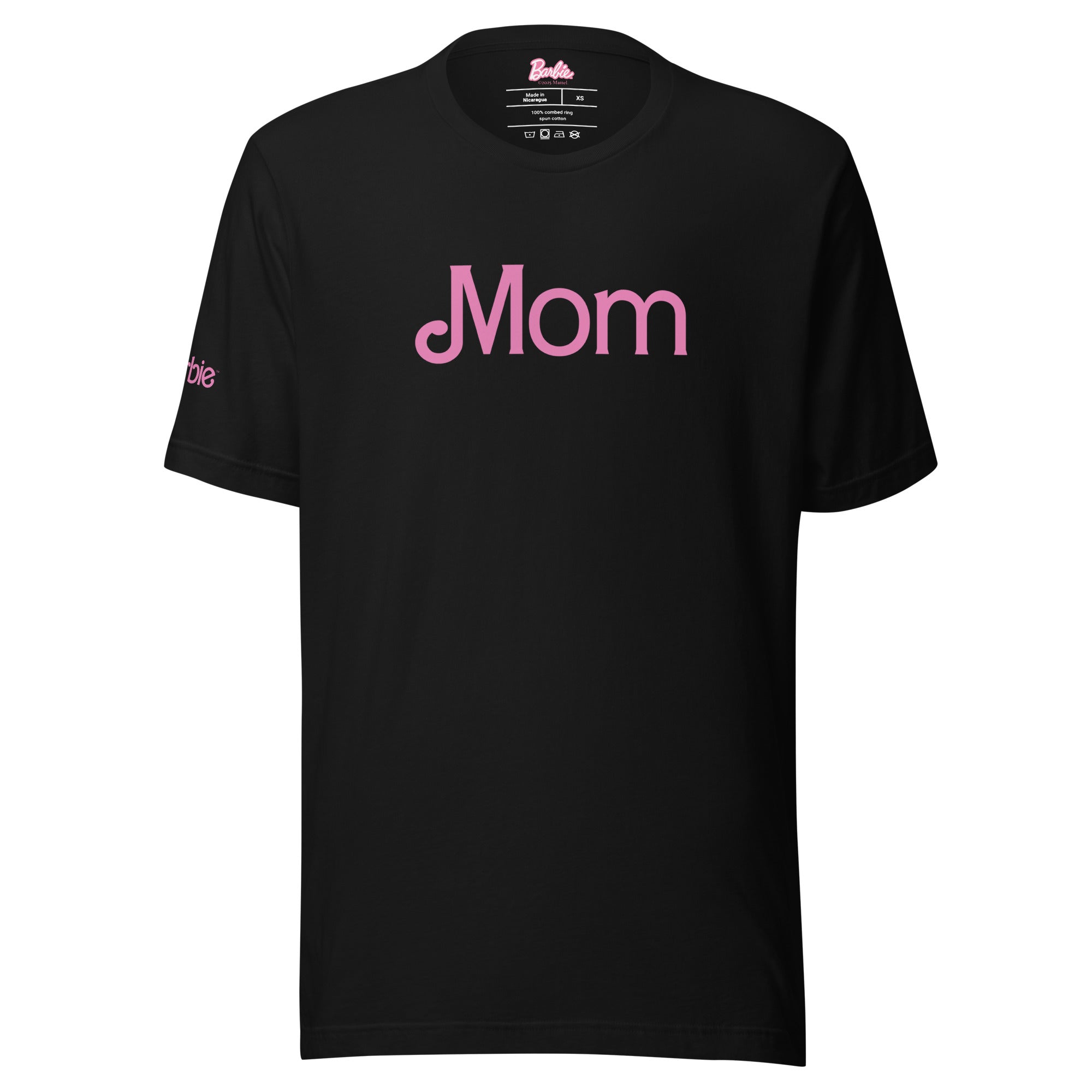 Barbie Mom Black T-Shirt - Image 6
