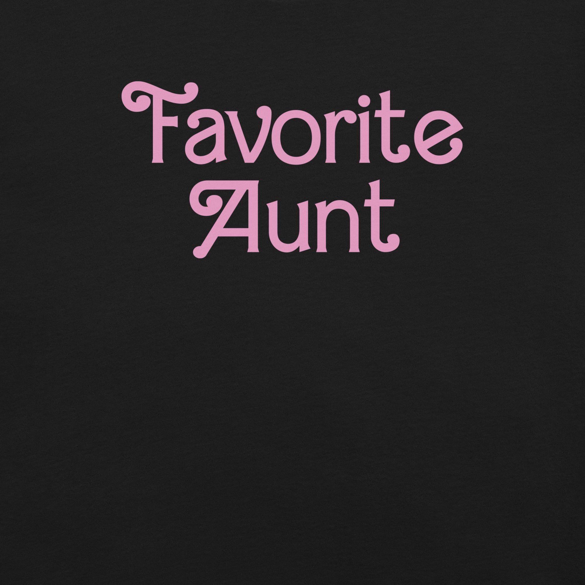 Barbie Favorite Aunt Black T-Shirt - Image 2