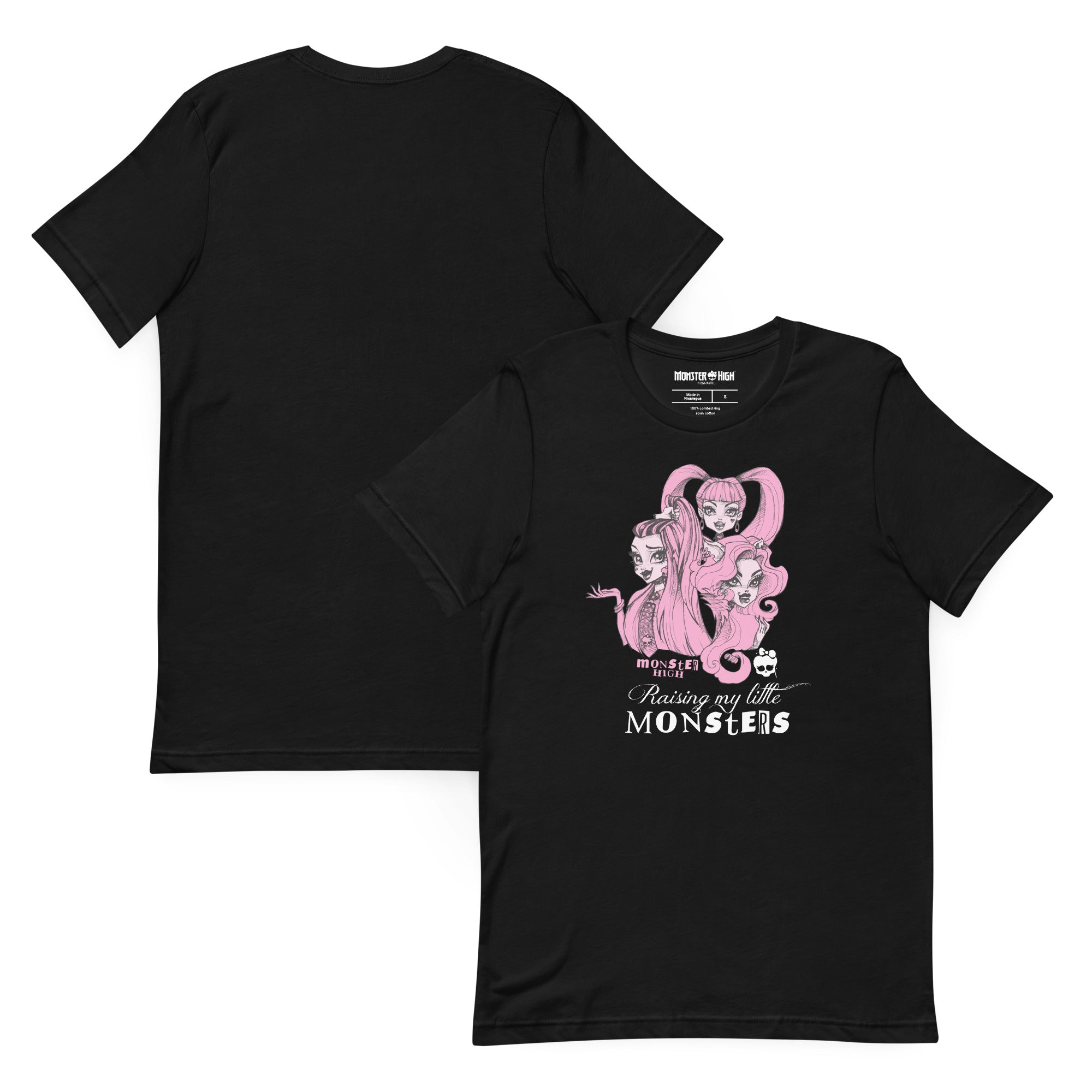 Monster High Raising Little Monsters Black T-shirt - Image 2