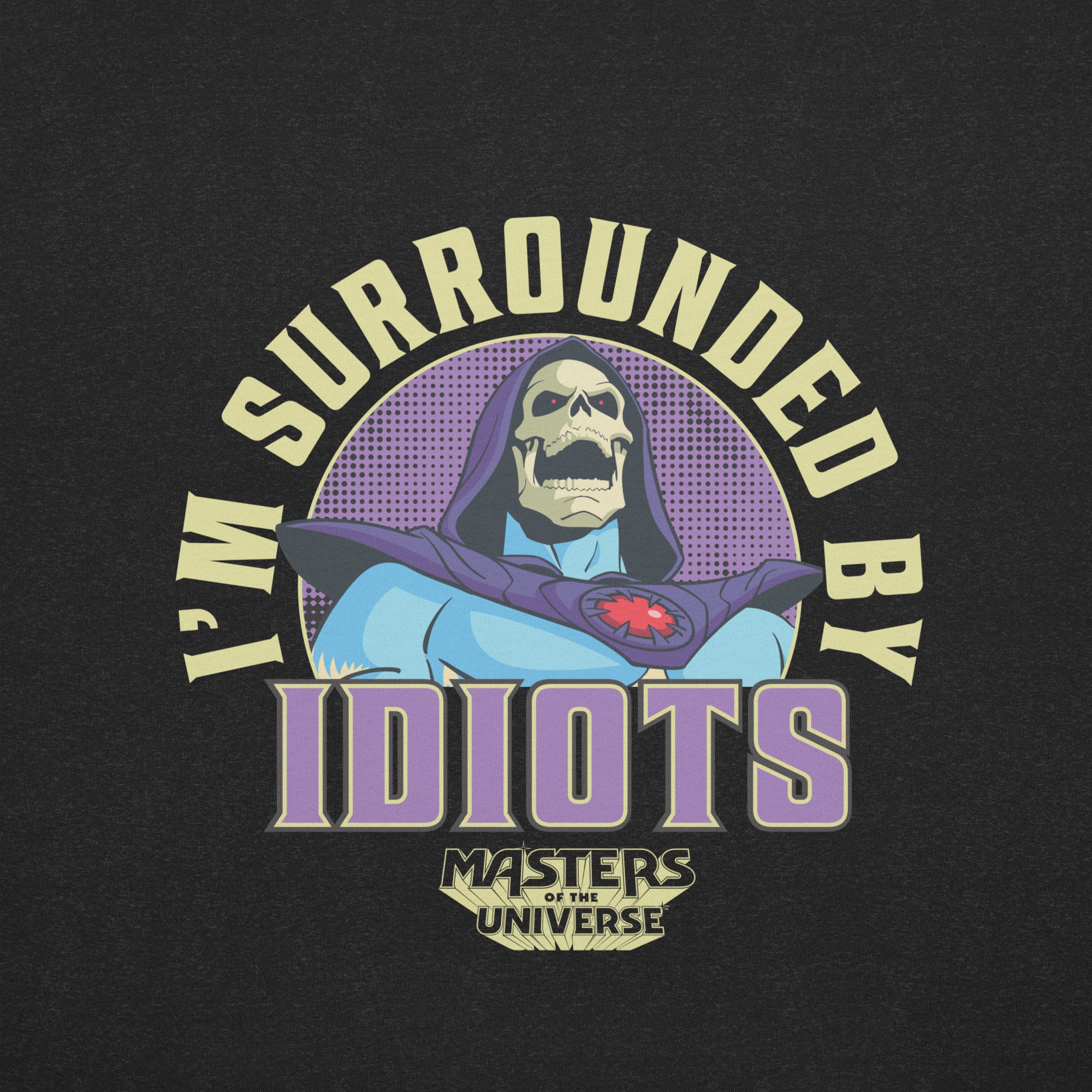 Masters of the Universe Movie Skeletor Surrounded Black T-shirt - Image 5