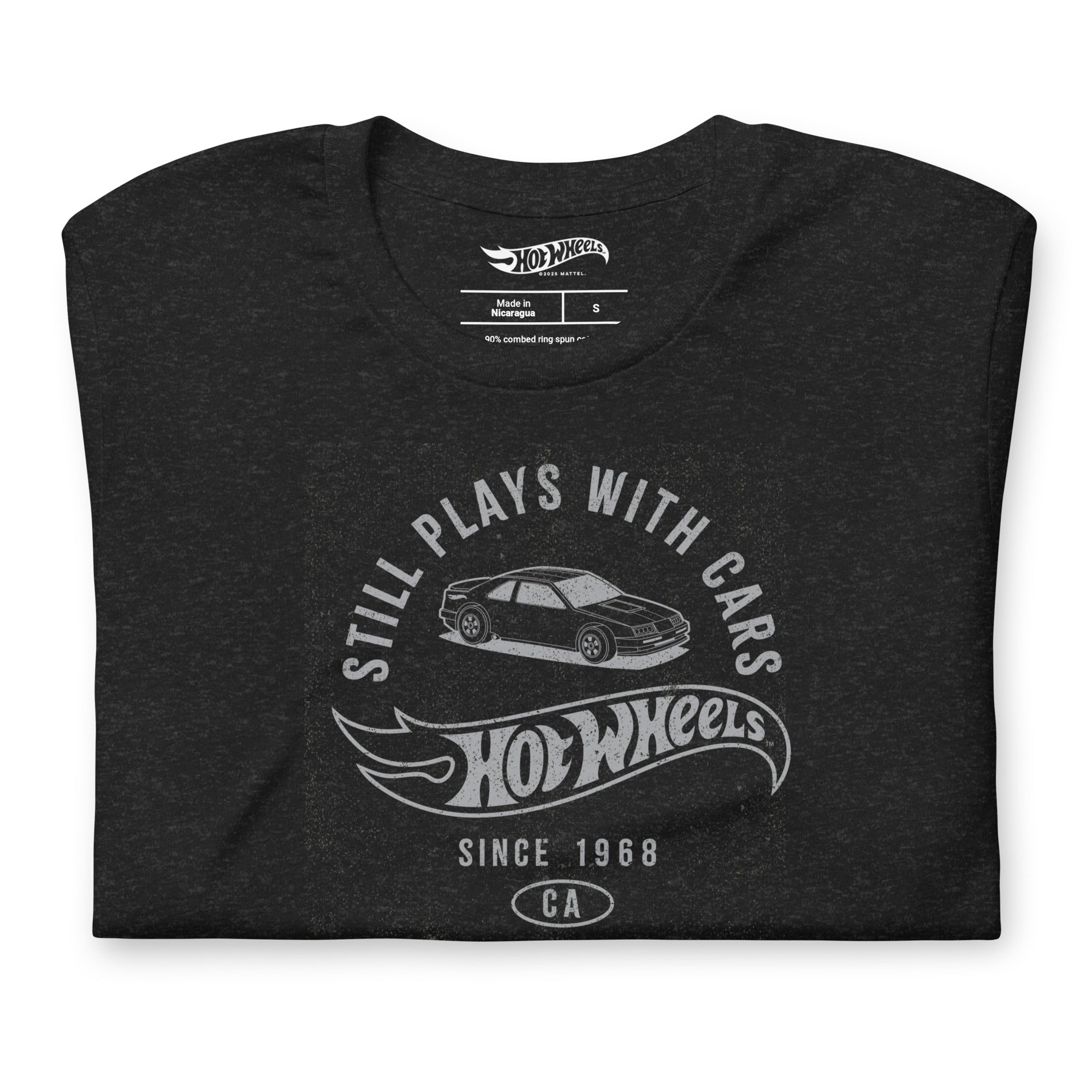 Hot Wheels Still Plays with Hot Wheels Cars Black T-Shirt - Image 4