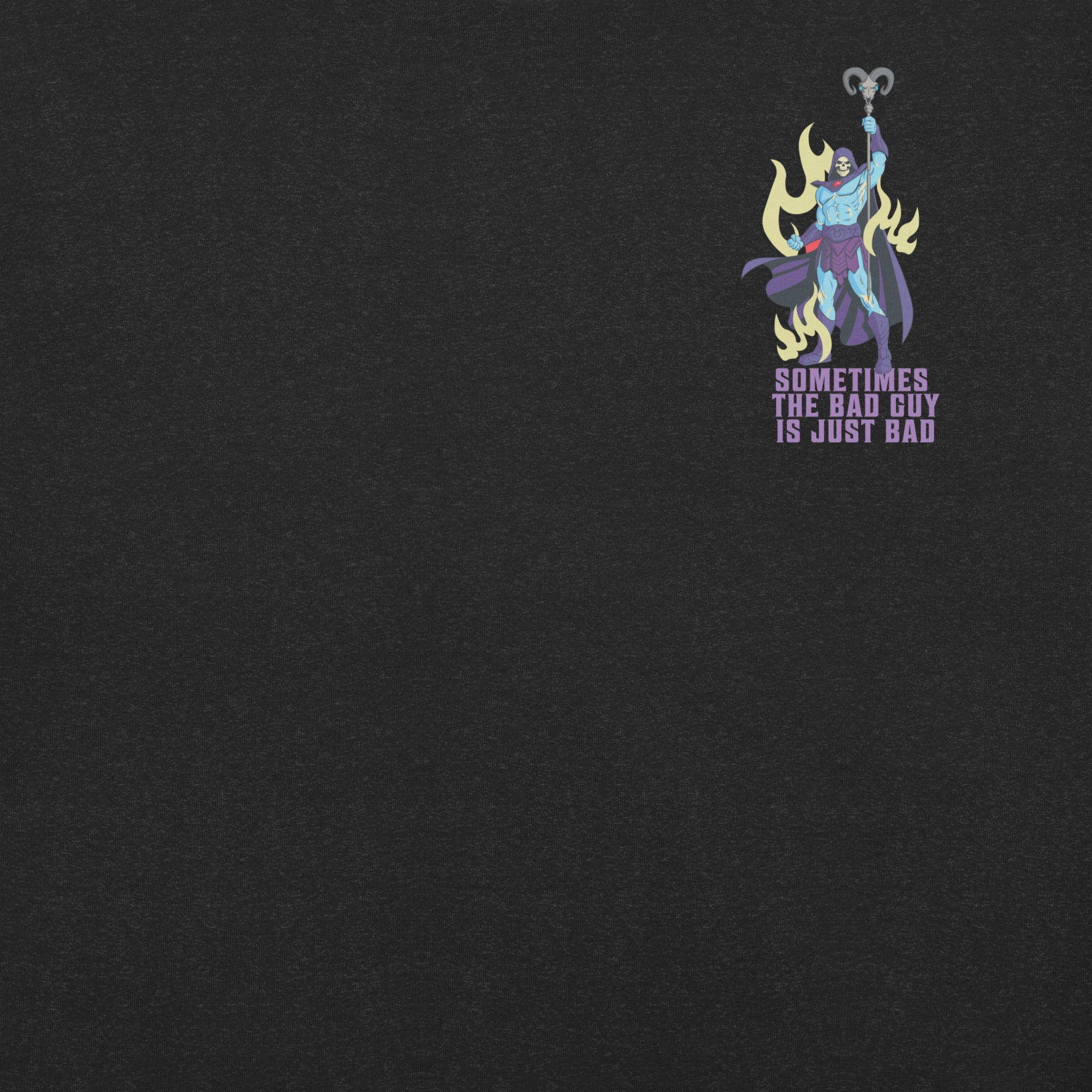 Masters of the Universe Movie Skeletor Surrounded Black T-shirt - Image 2