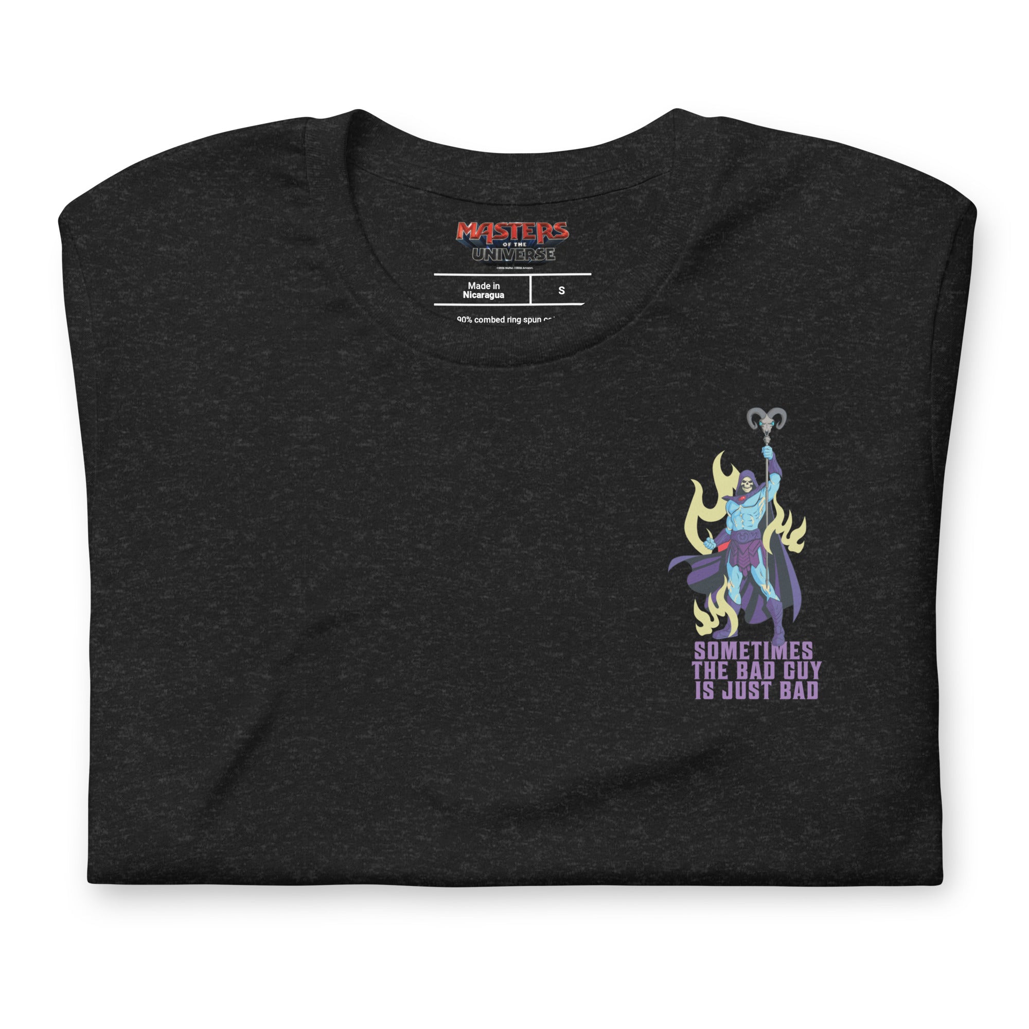 Masters of the Universe Movie Skeletor Surrounded Black T-shirt - Image 4