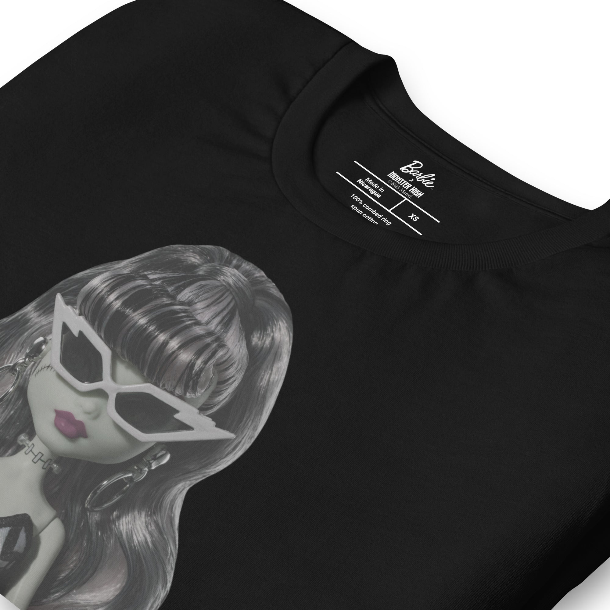 Monster High Barbie Frankie Barbie Black T-shirt - Image 6