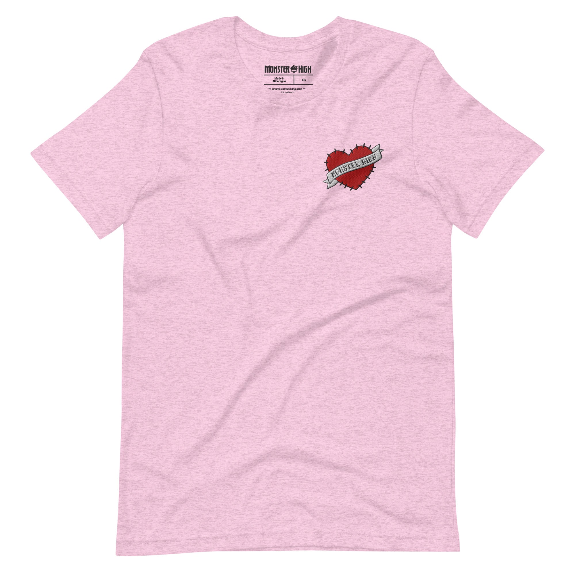 Monster High Embroidered Logo Heart T-Shirt - Image 6