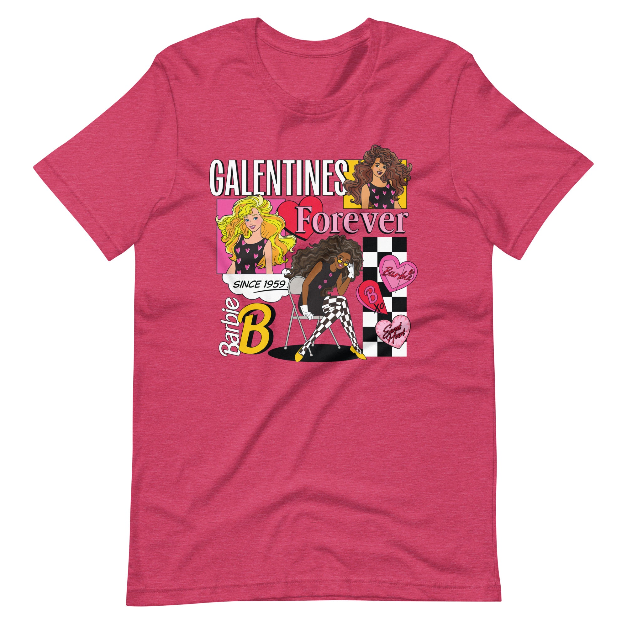 Barbie Galentines Pink T-shirt - Image 4