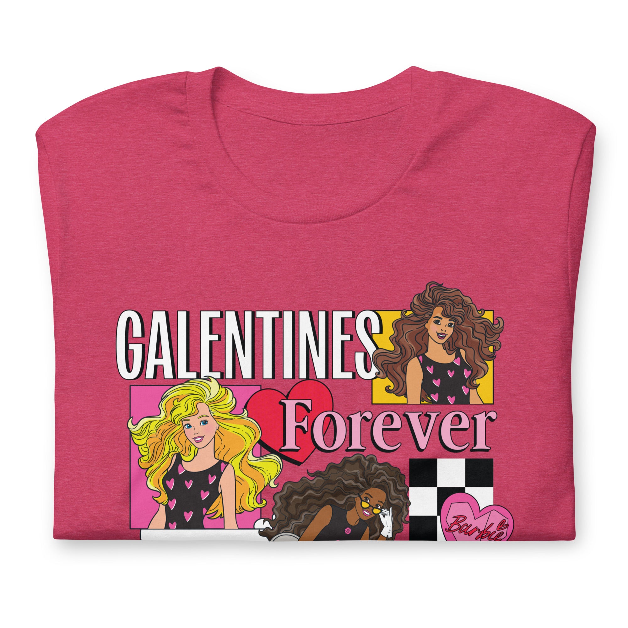 Barbie Galentines Pink T-shirt - Image 5
