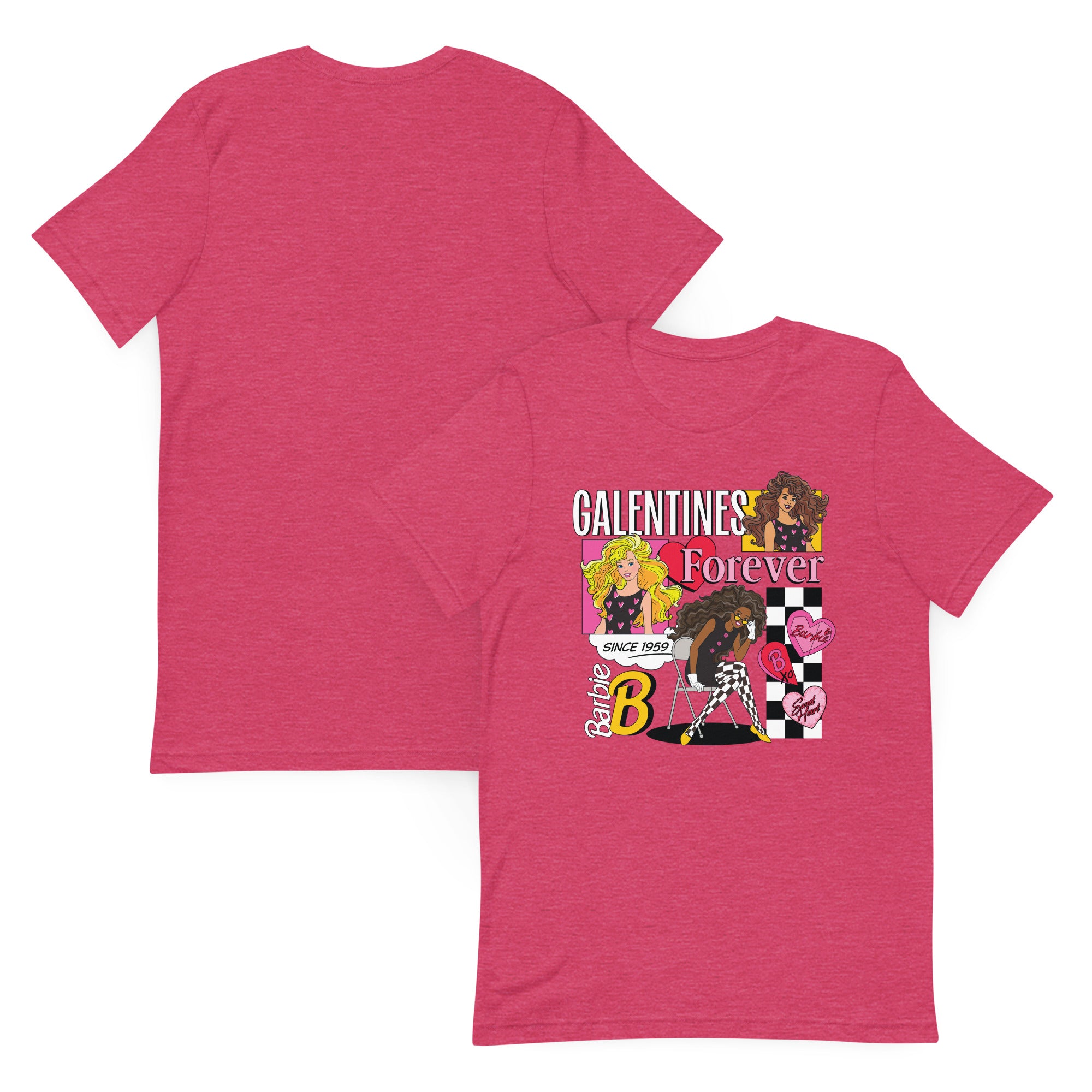 Barbie Galentines Pink T-shirt - Image 2