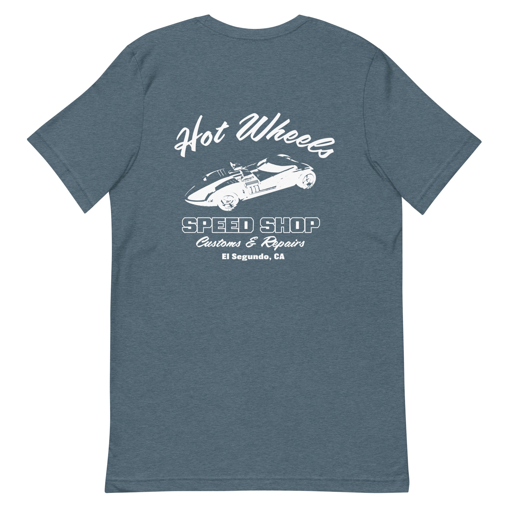 Hot Wheels Speed Shop Embroidered Blue T-Shirt - Image 12