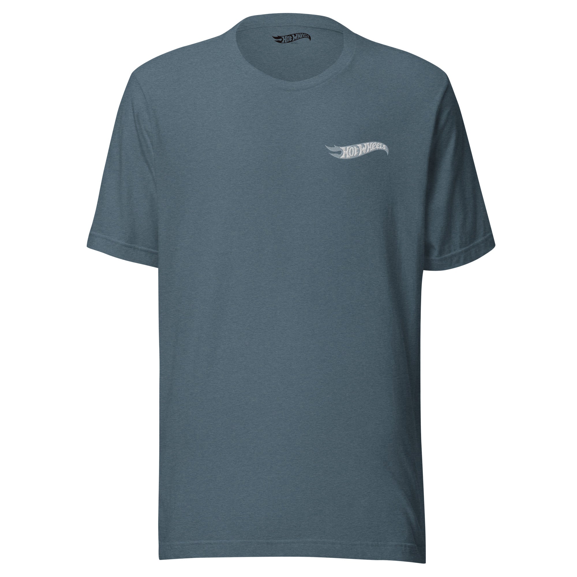 Hot Wheels Speed Shop Embroidered Blue T-Shirt - Image 7