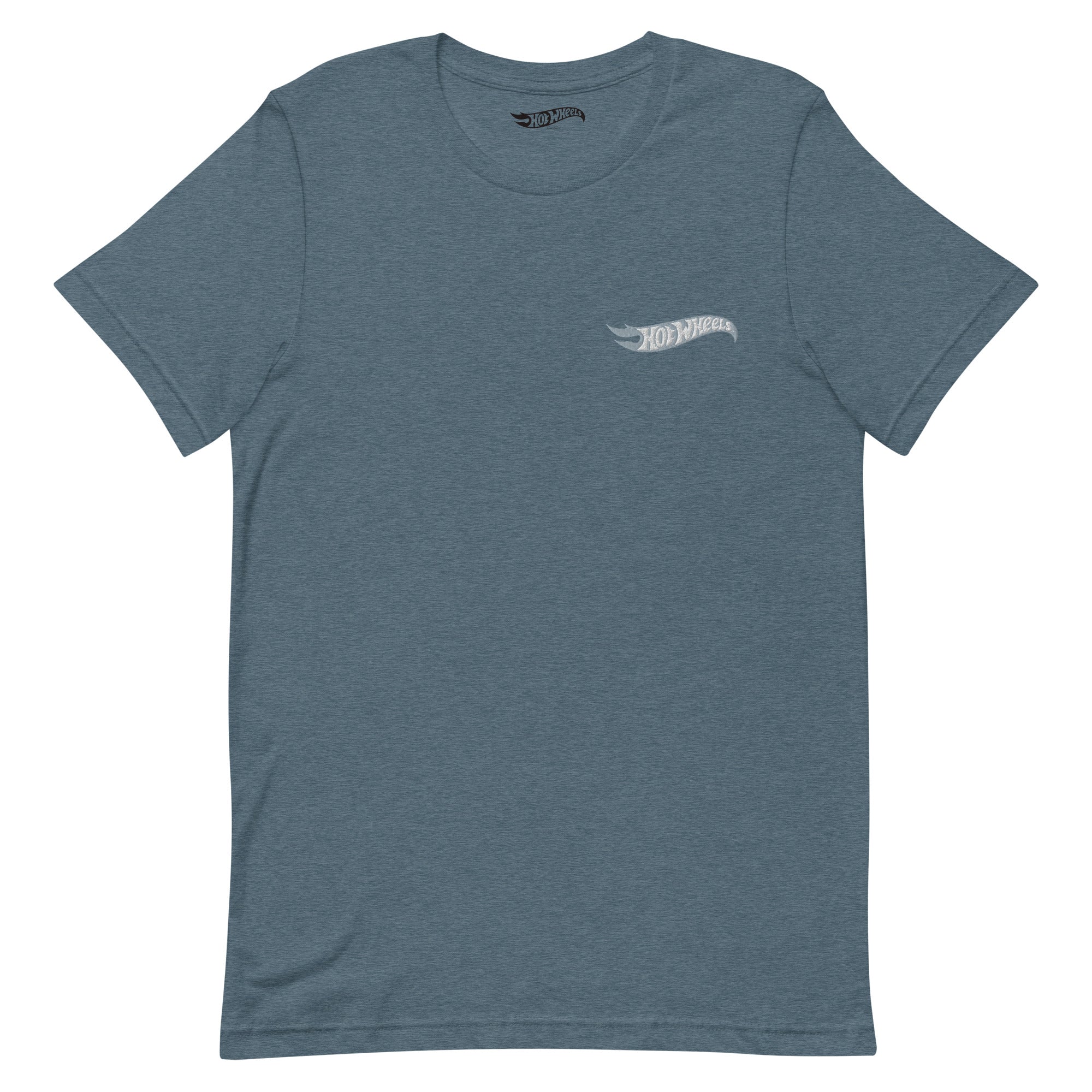 Hot Wheels Speed Shop Embroidered Blue T-Shirt - Image 4
