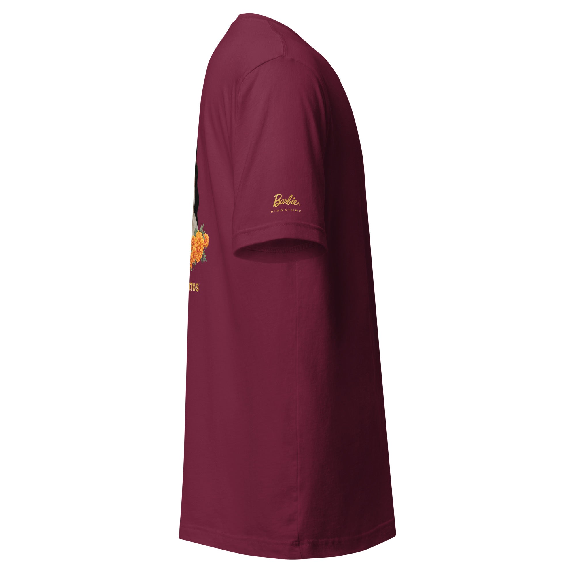 Barbie Día de Muertos Maroon T-Shirt - Image 9