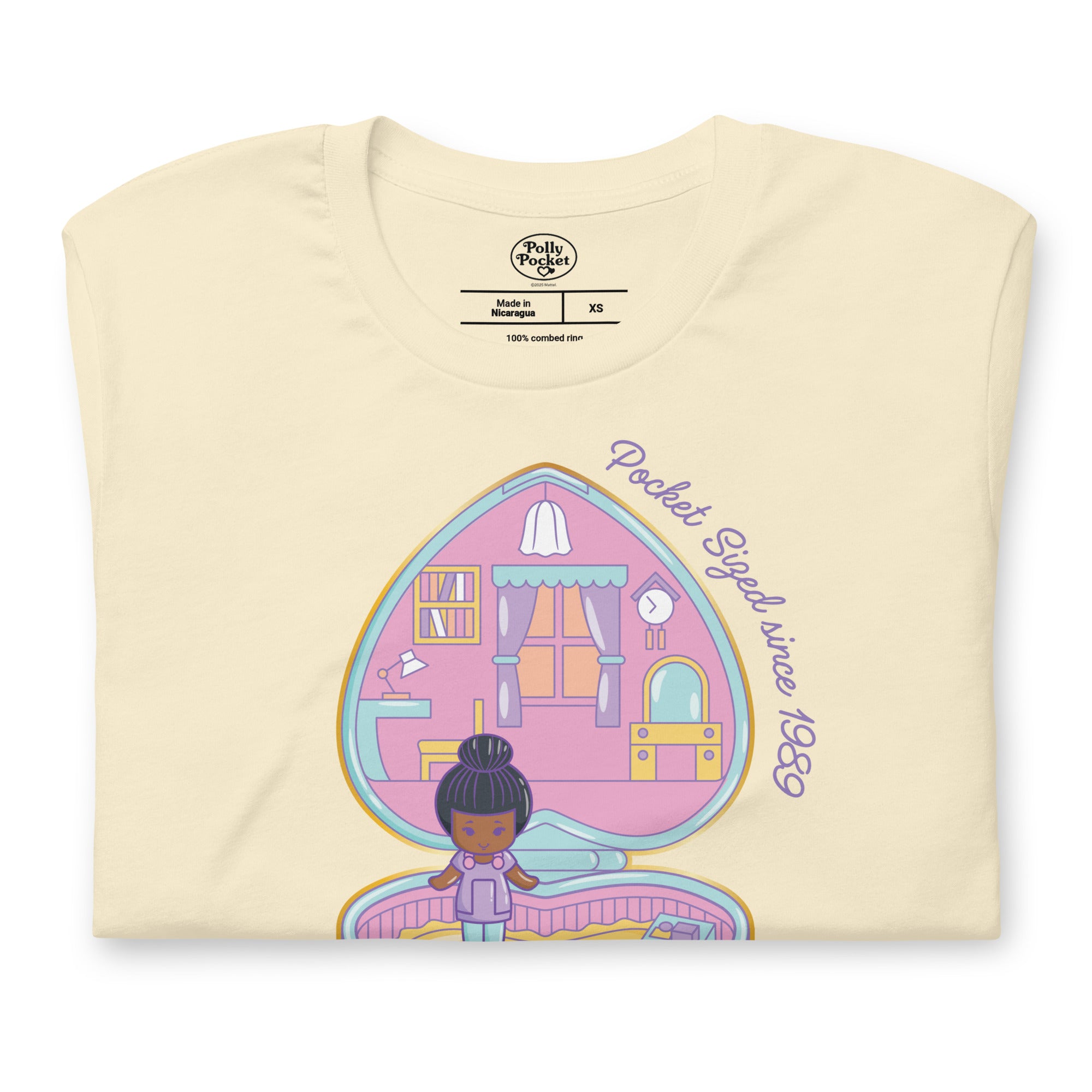 Polly Pocket Sized Since 1989 Yellow T-Shirt - Image 4