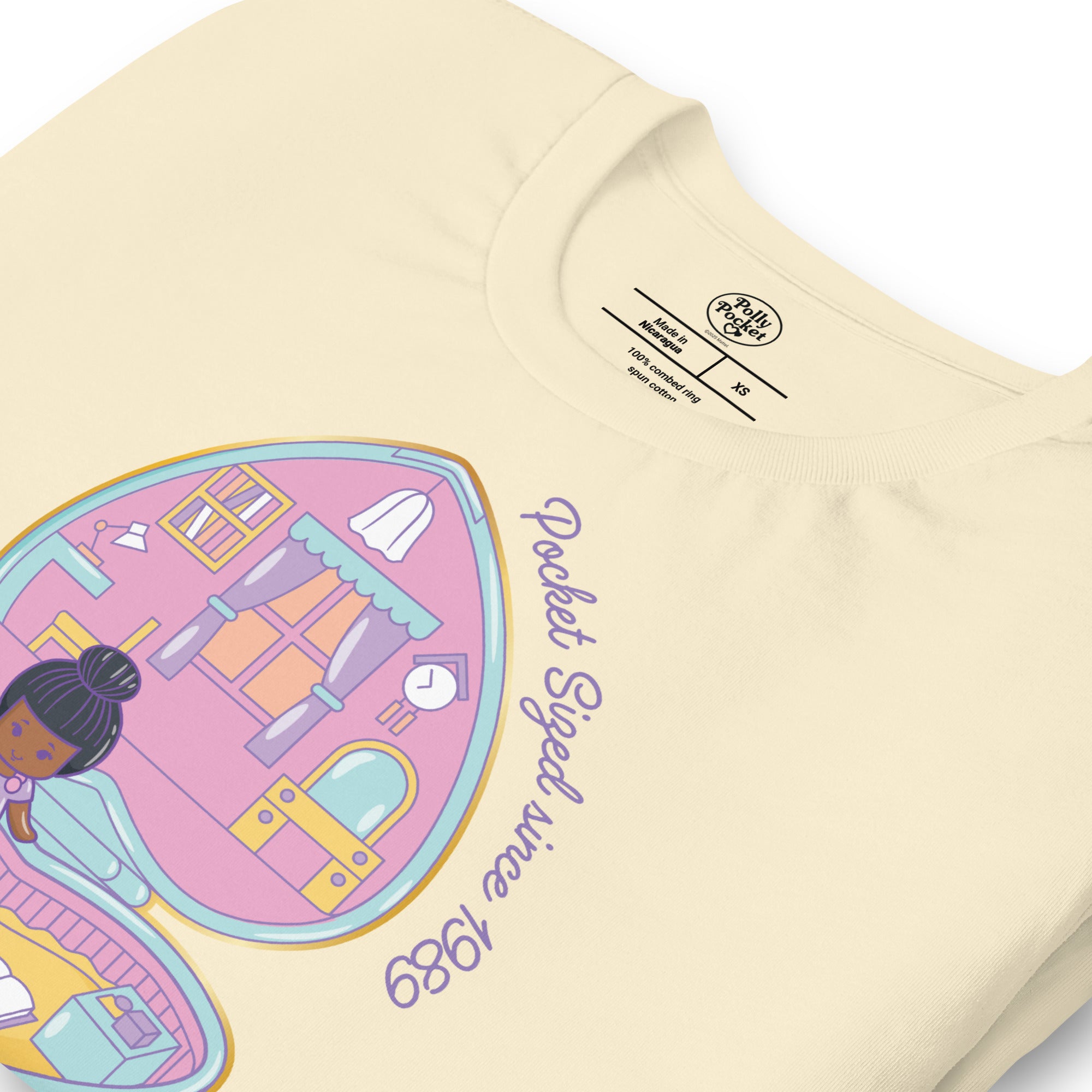 Polly Pocket Sized Since 1989 Yellow T-Shirt - Image 5