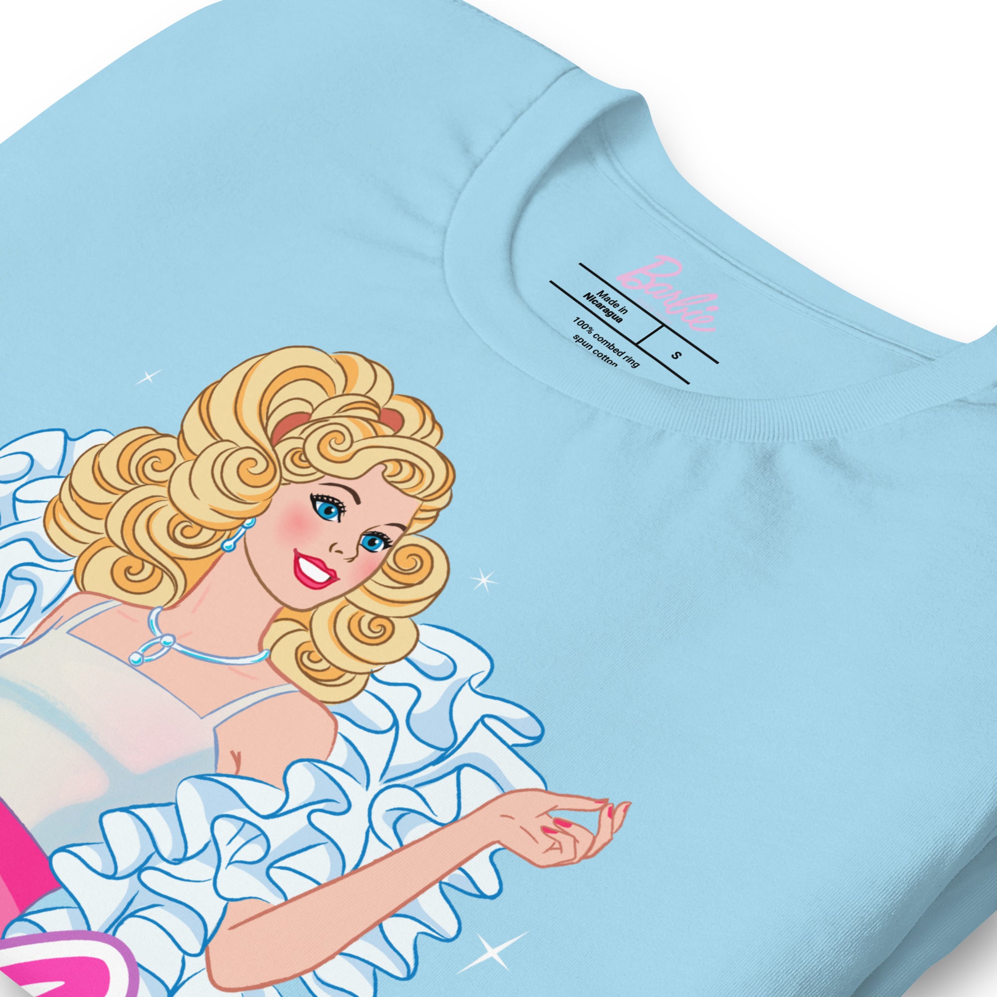 Barbie 1980's Crystal Blue T-Shirt - Image 3