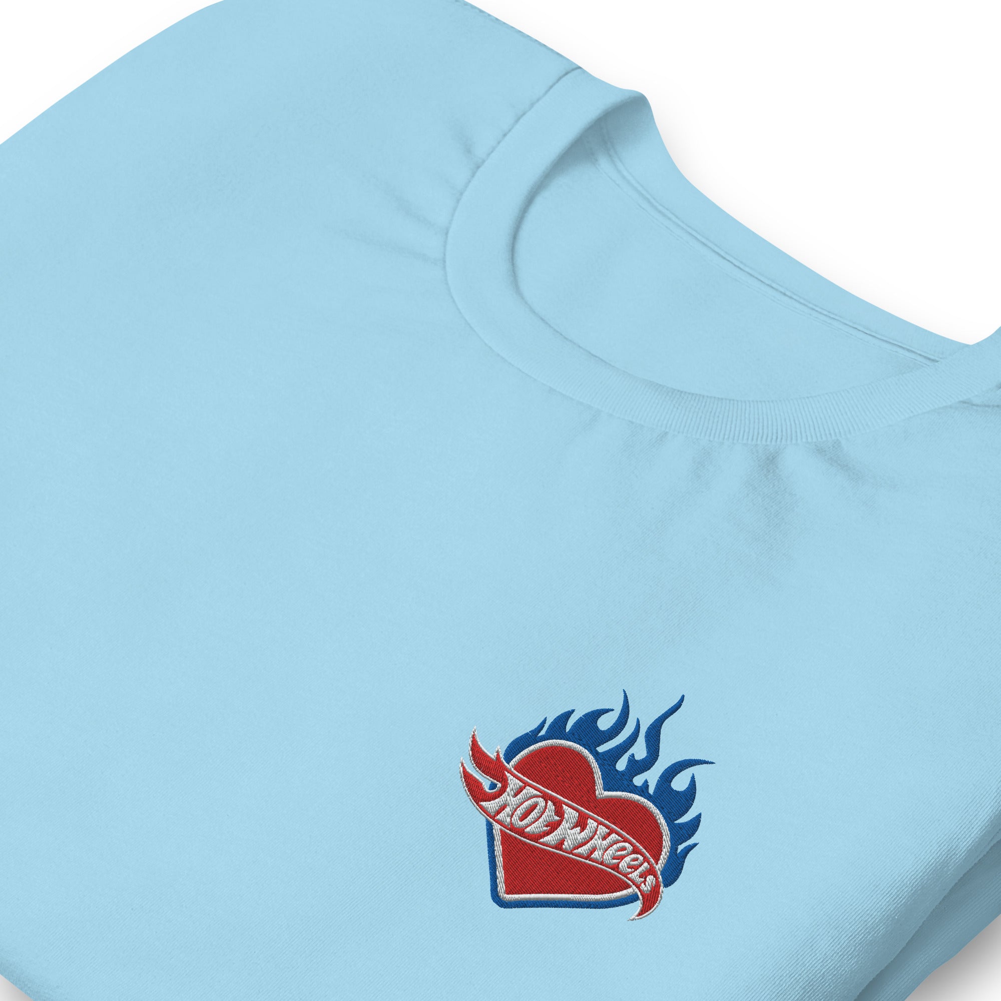 Hot Wheels Embroidered Heart T-Shirt - Image 4