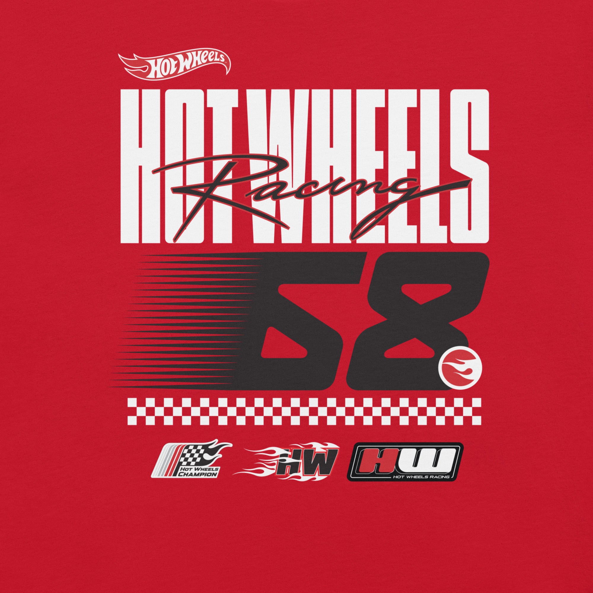 Hot Wheels Racing Red T-Shirt - Image 4