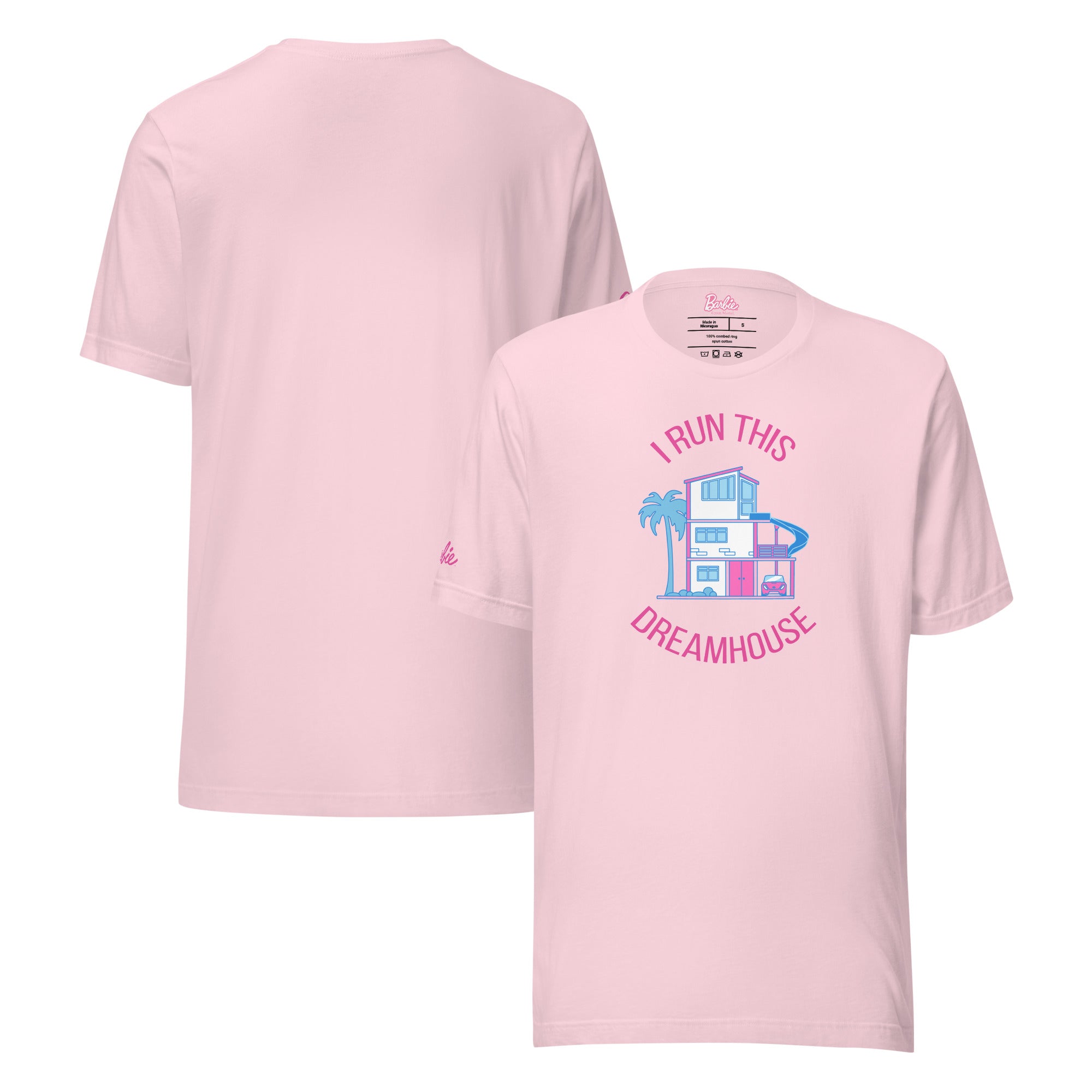 Barbie I Run This Dreamhouse Pink T-Shirt - Image 5