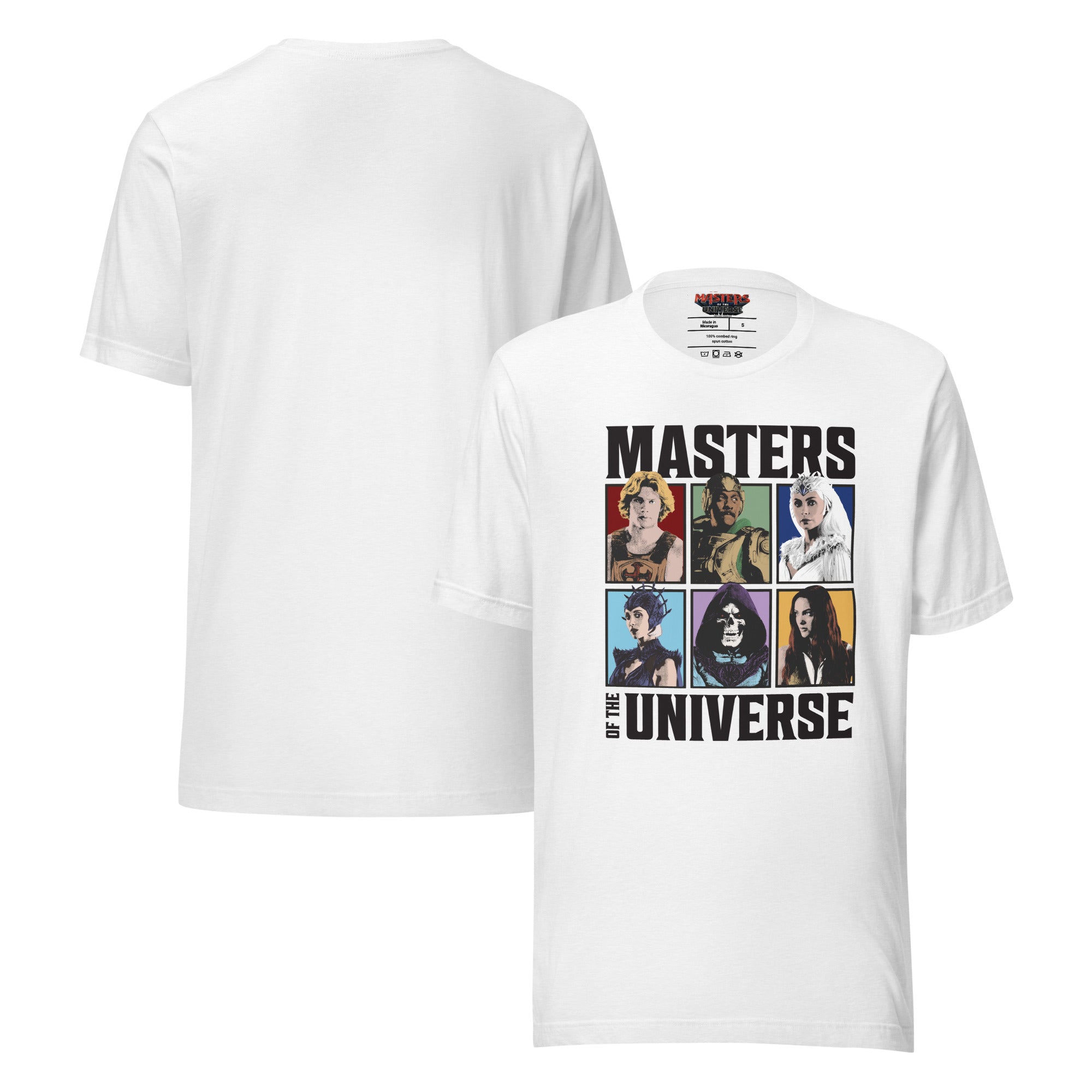 Masters of the Universe Movie Characters White T-shirt - Image 2