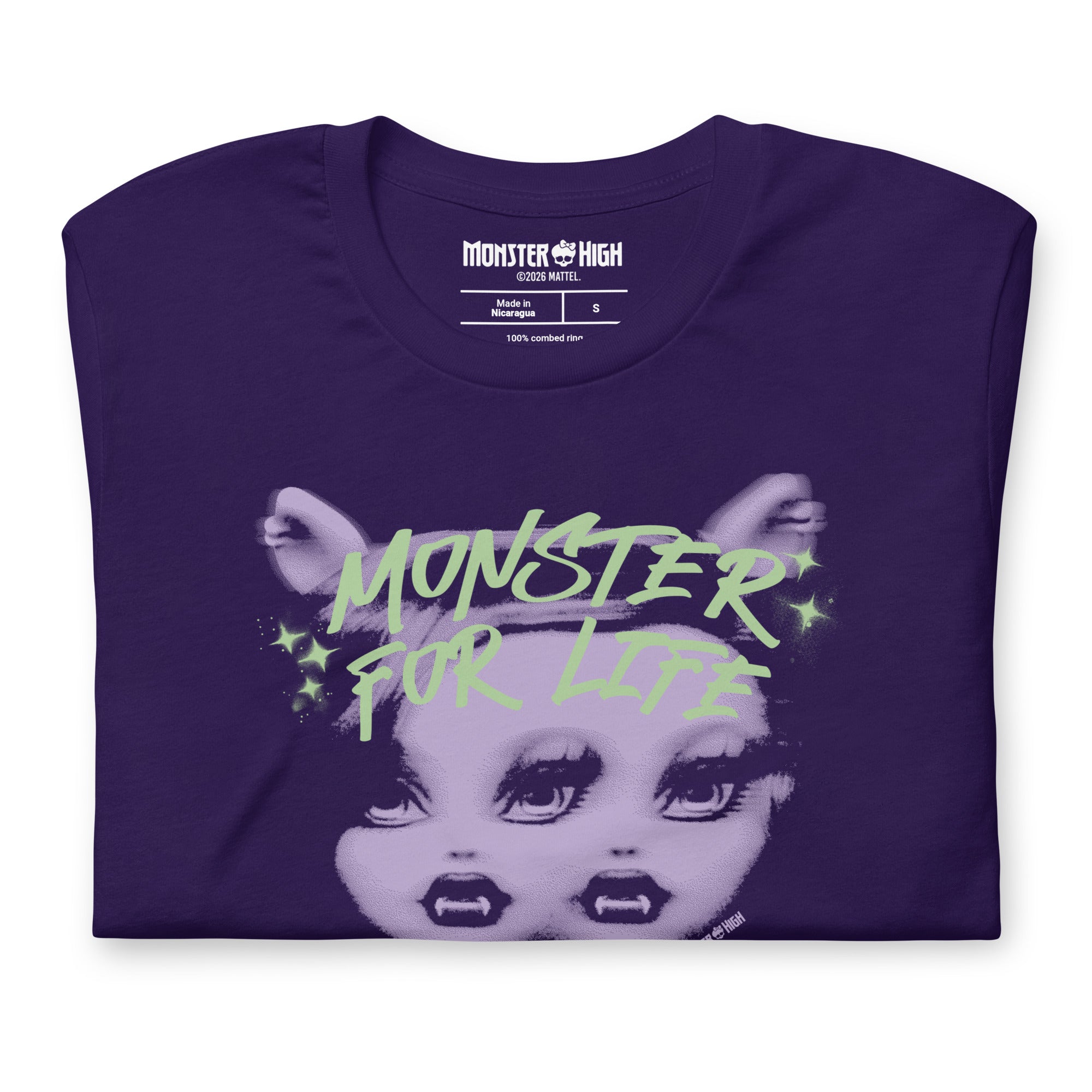 Monster High Monster for Life Purple T-shirt - Image 4
