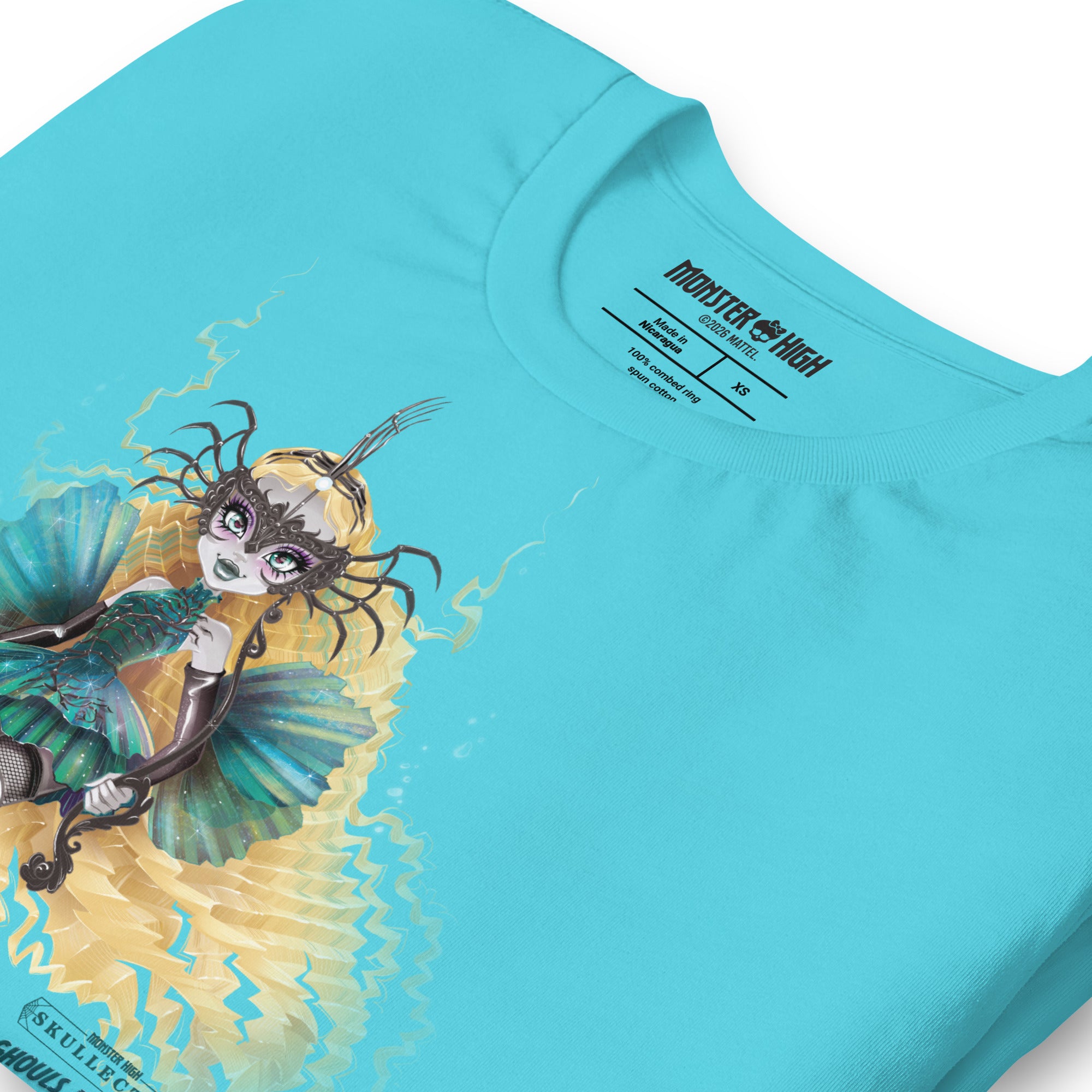 Monster High Lagoona Blue Turquoise T-shirt - Image 3