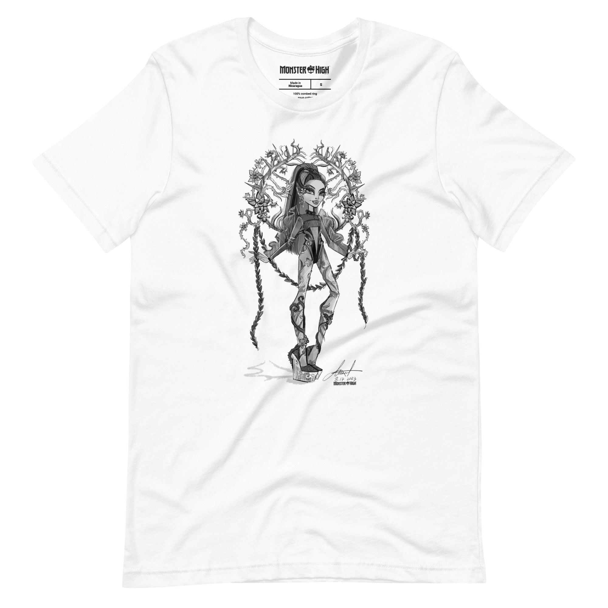 Monster High Venus McFlytrap White T-Shirt - Image 4