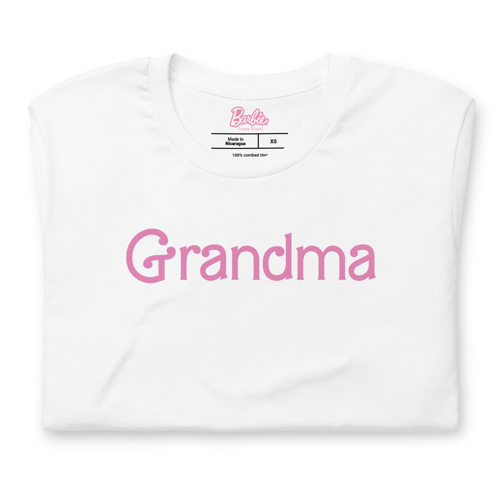 Barbie Grandma White T-Shirt - Image 4