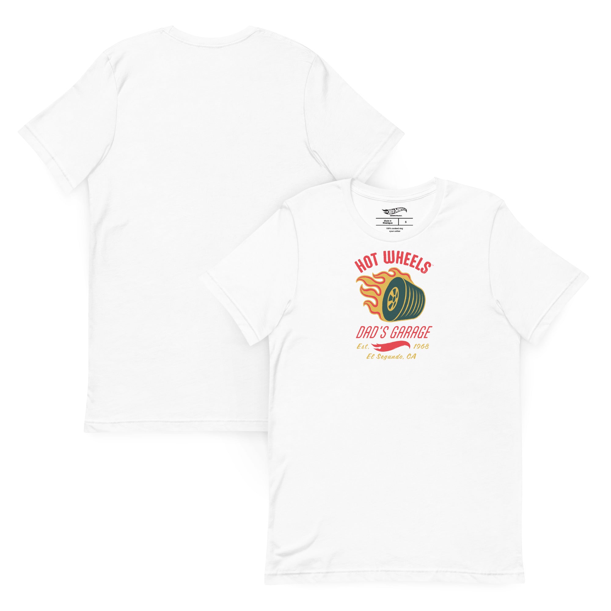 Hot Wheels Dad's Garage White T-Shirt - Image 2