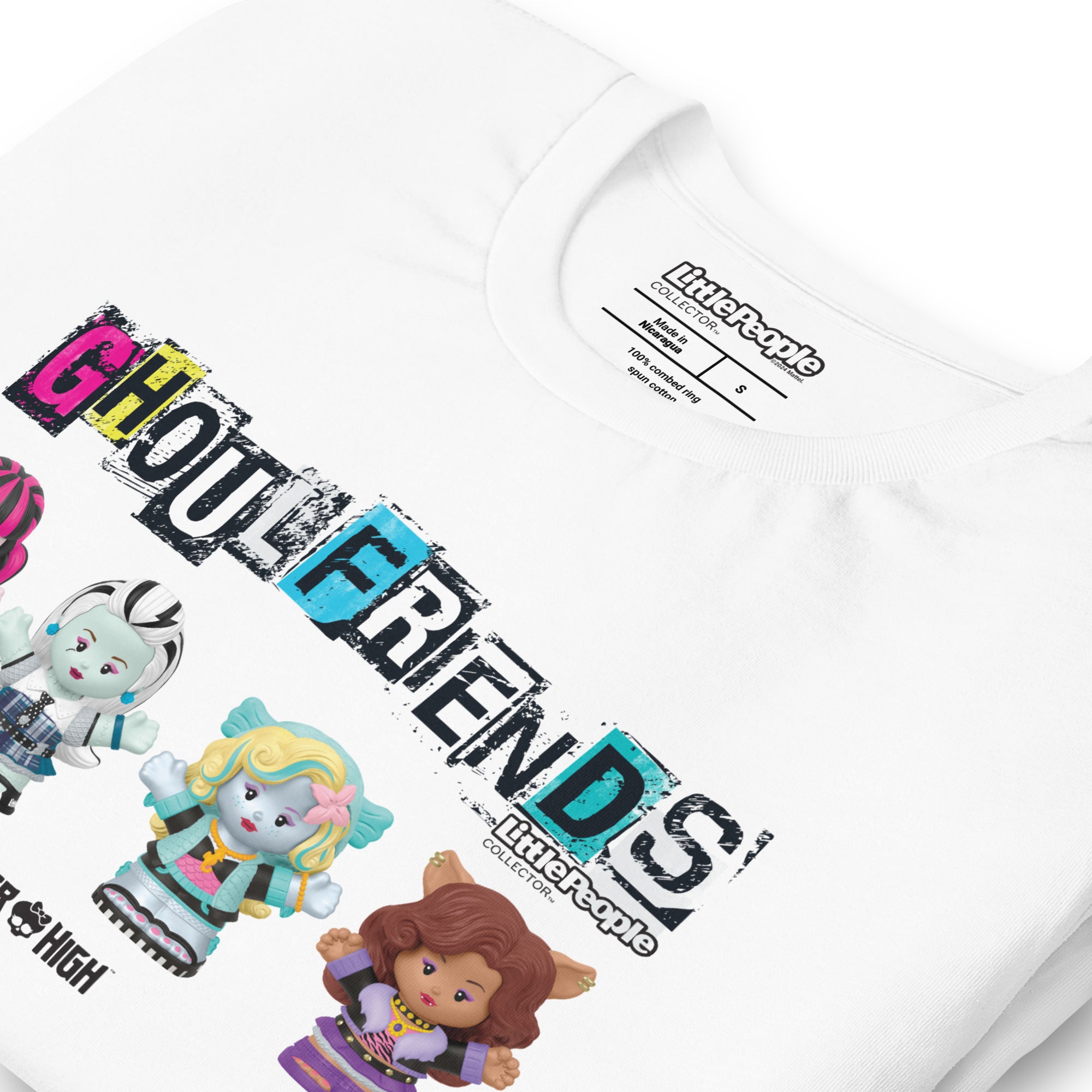 Little People Collector Monster High White T-Shirt - Image 4