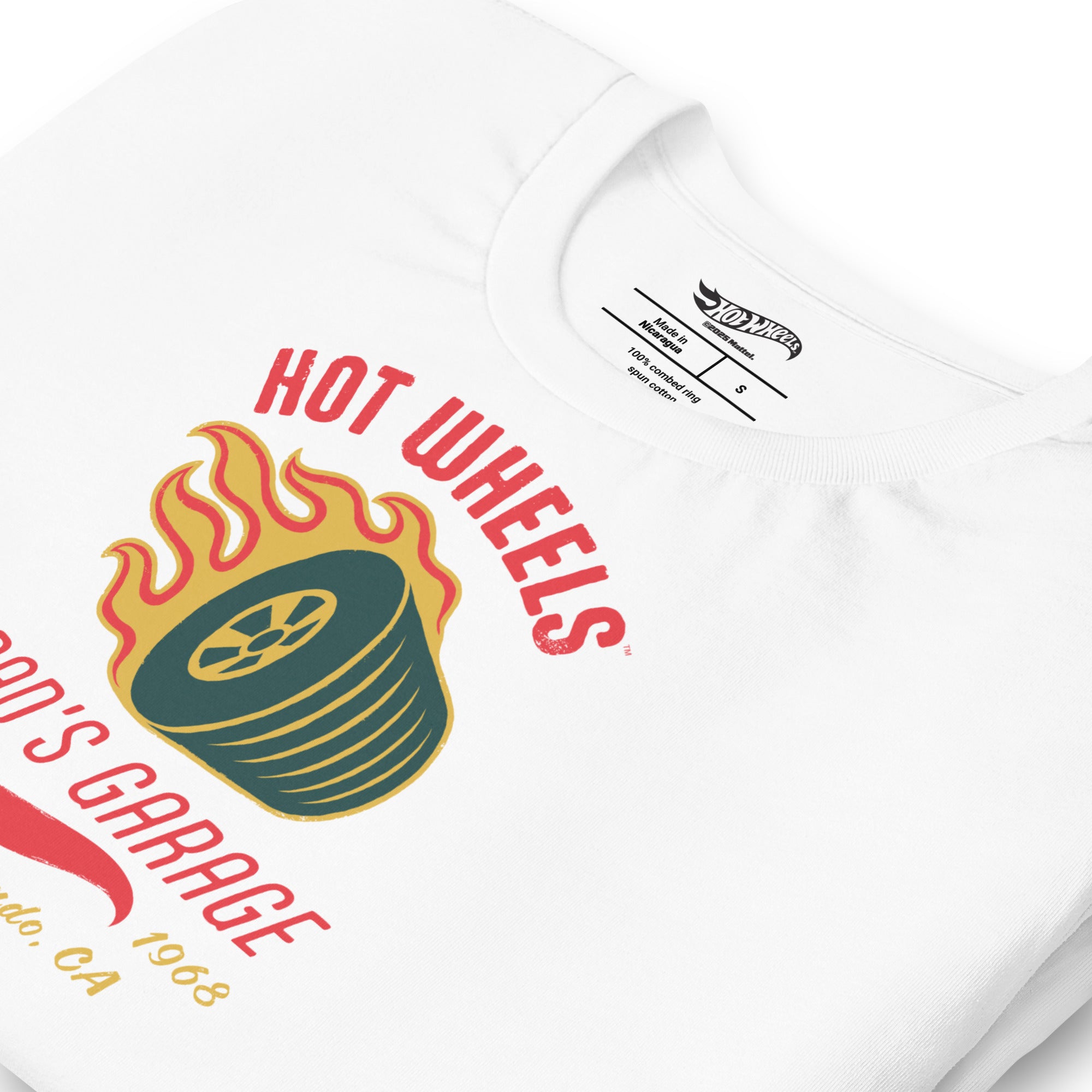Hot Wheels Dad's Garage White T-Shirt - Image 5